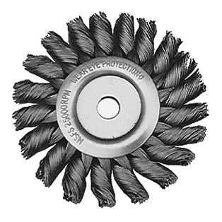 Круглые щетки узелковые — с рядами по ободу