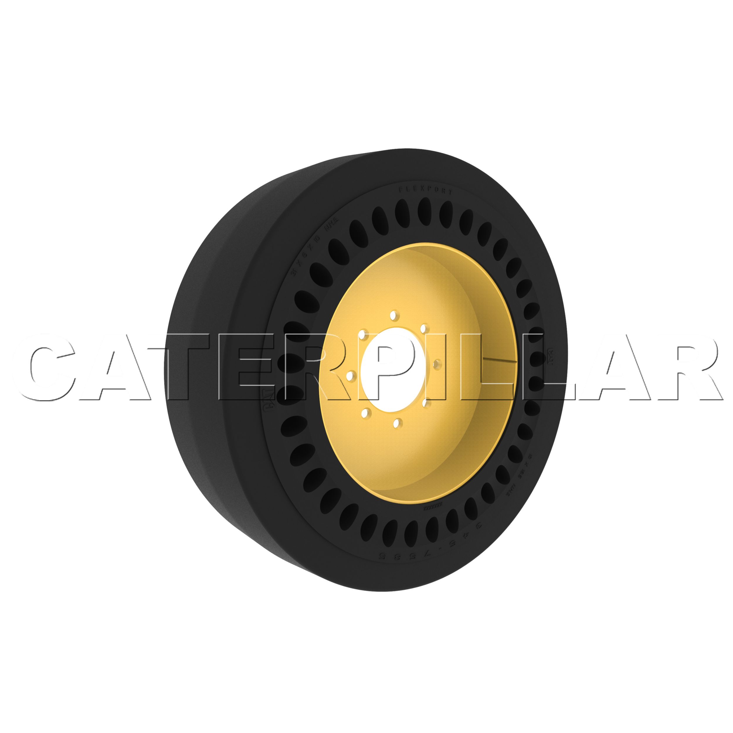 Сплошная резиновая шина Flexport™