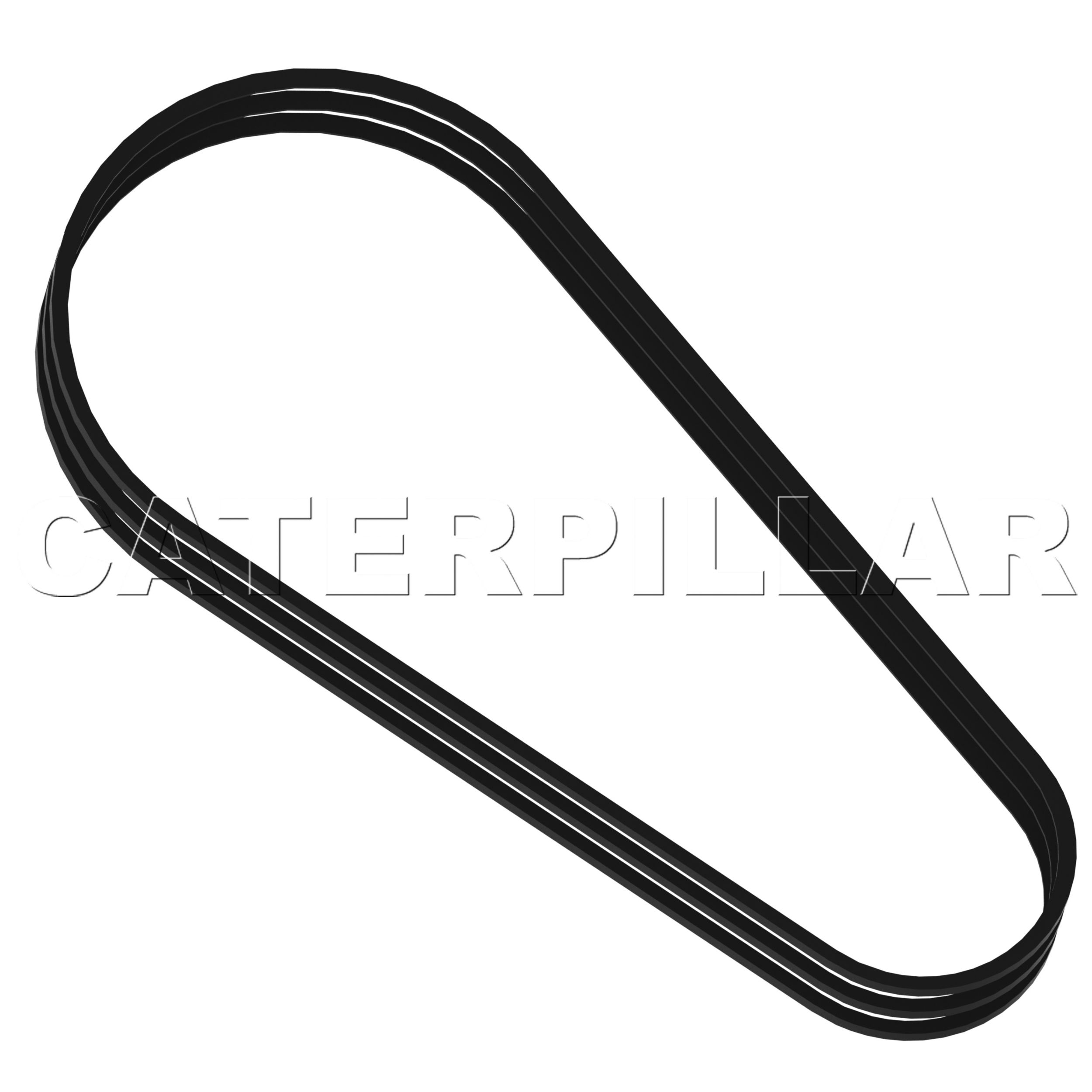 Клиновые зубчатые ремни (набор из 3 шт.)