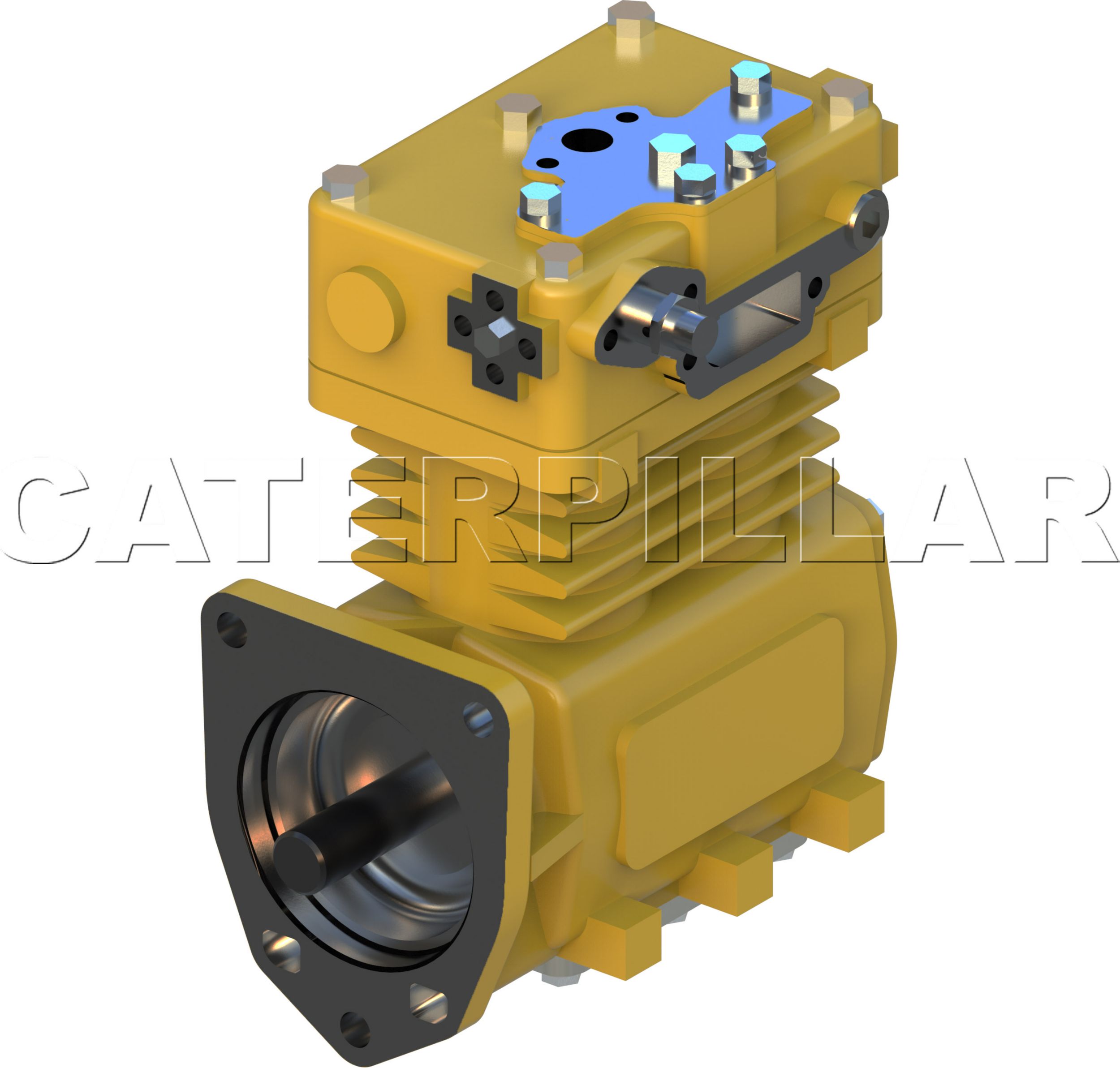 131-6679: 13.2 CFM Displacement Reciprocating Air Compressor | Cat 