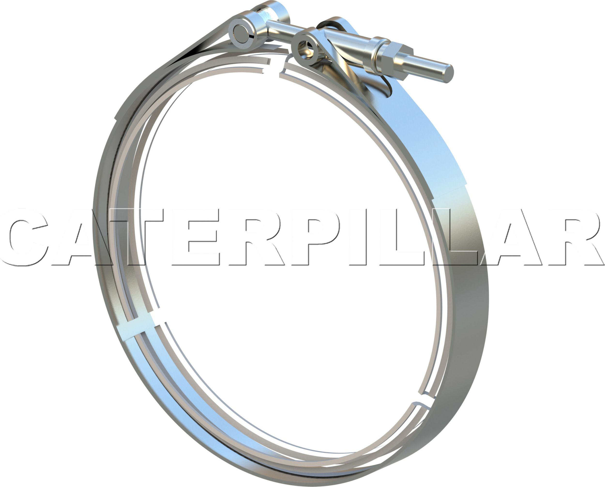 165-4201: Collier à bande en V de la turbine