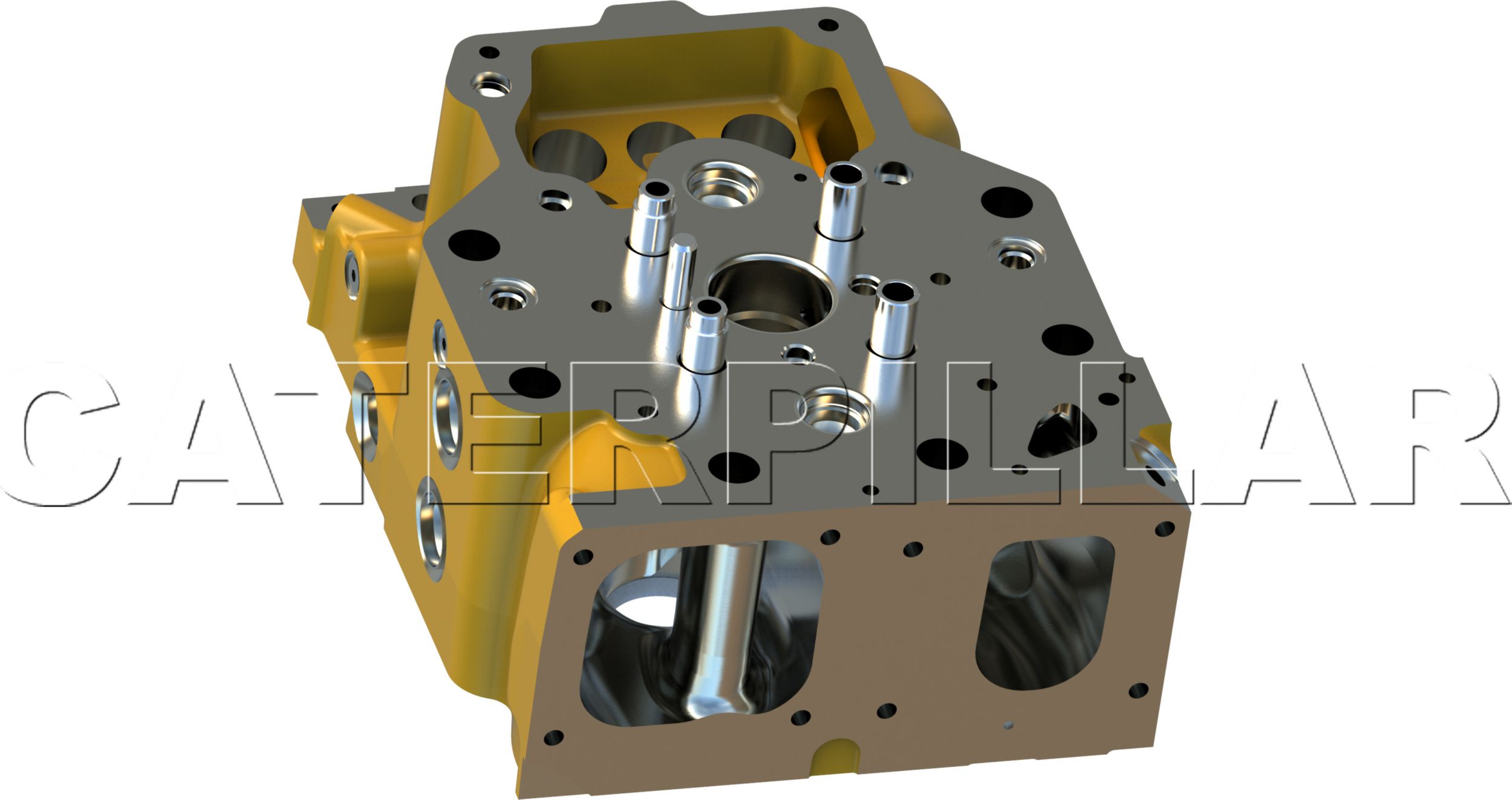 242-5327: ГОЛОВКА БЛОКА ЦИЛИНДРОВ В СБОРЕ