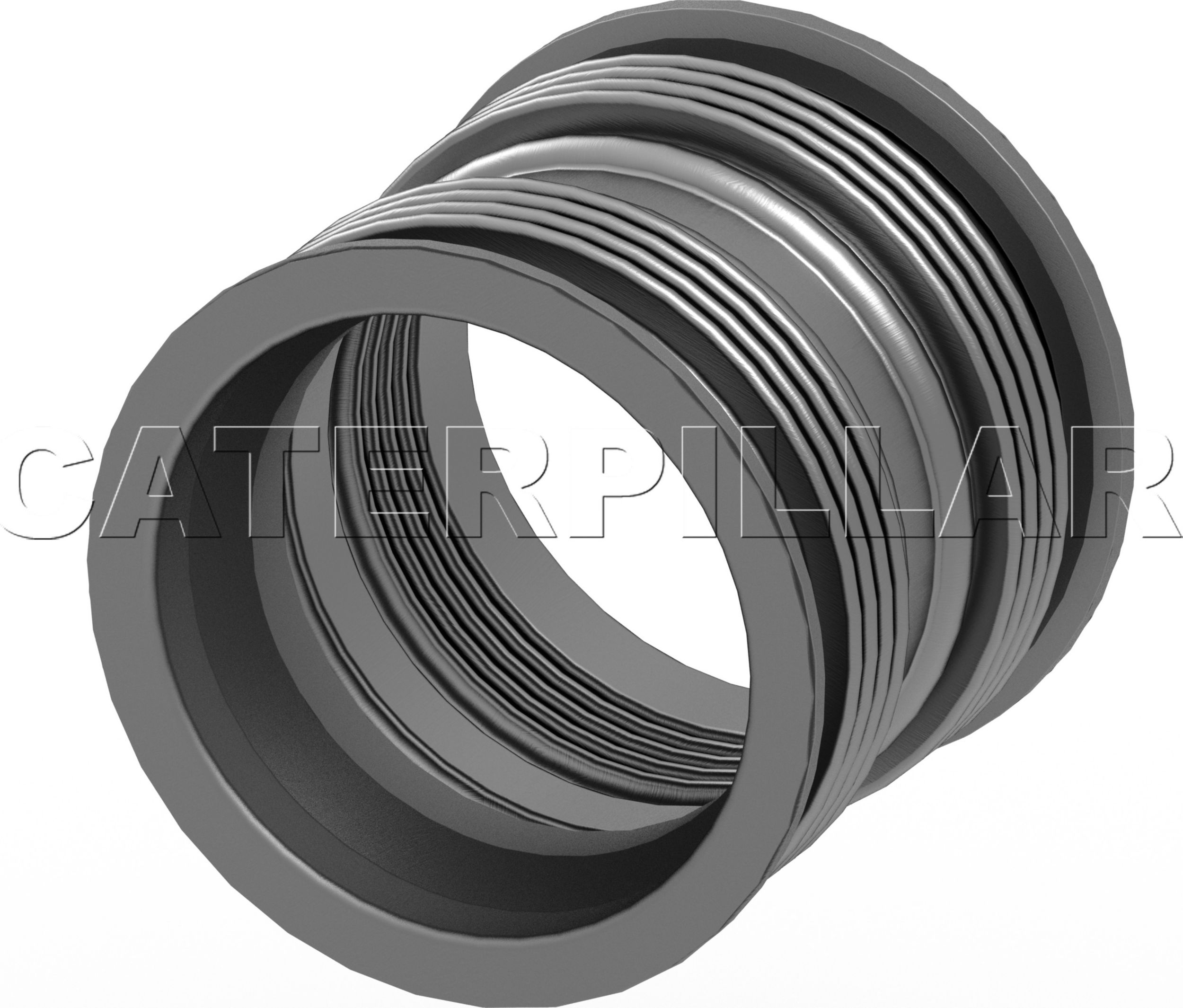 Сильфонный компенсатор выхлопных газов с внутренним диаметром 134 мм в сборе