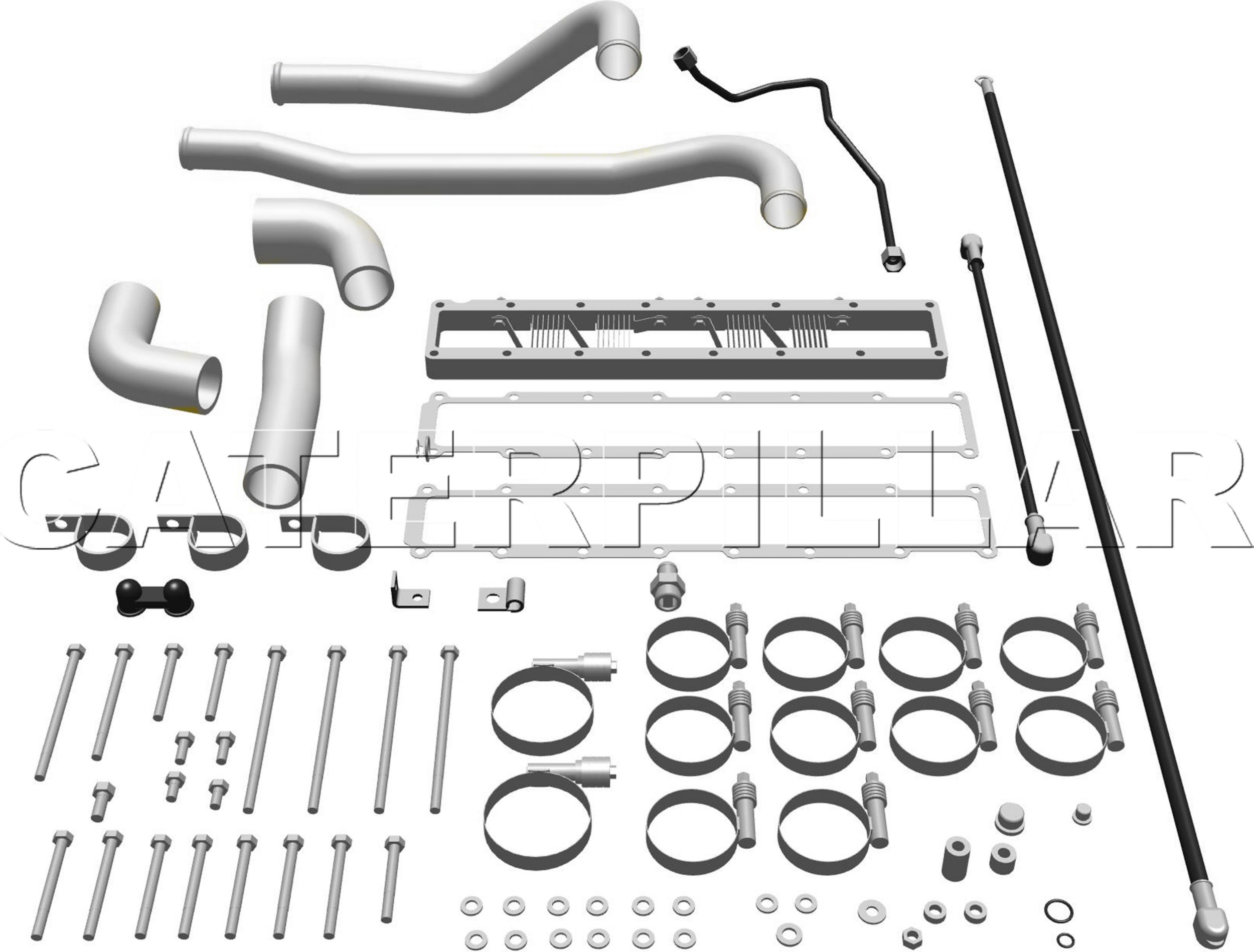 326-8795: КОМПЛЕКТ ОХЛАДИТЕЛЯ НАДДУВОЧНОГО ВОЗДУХА