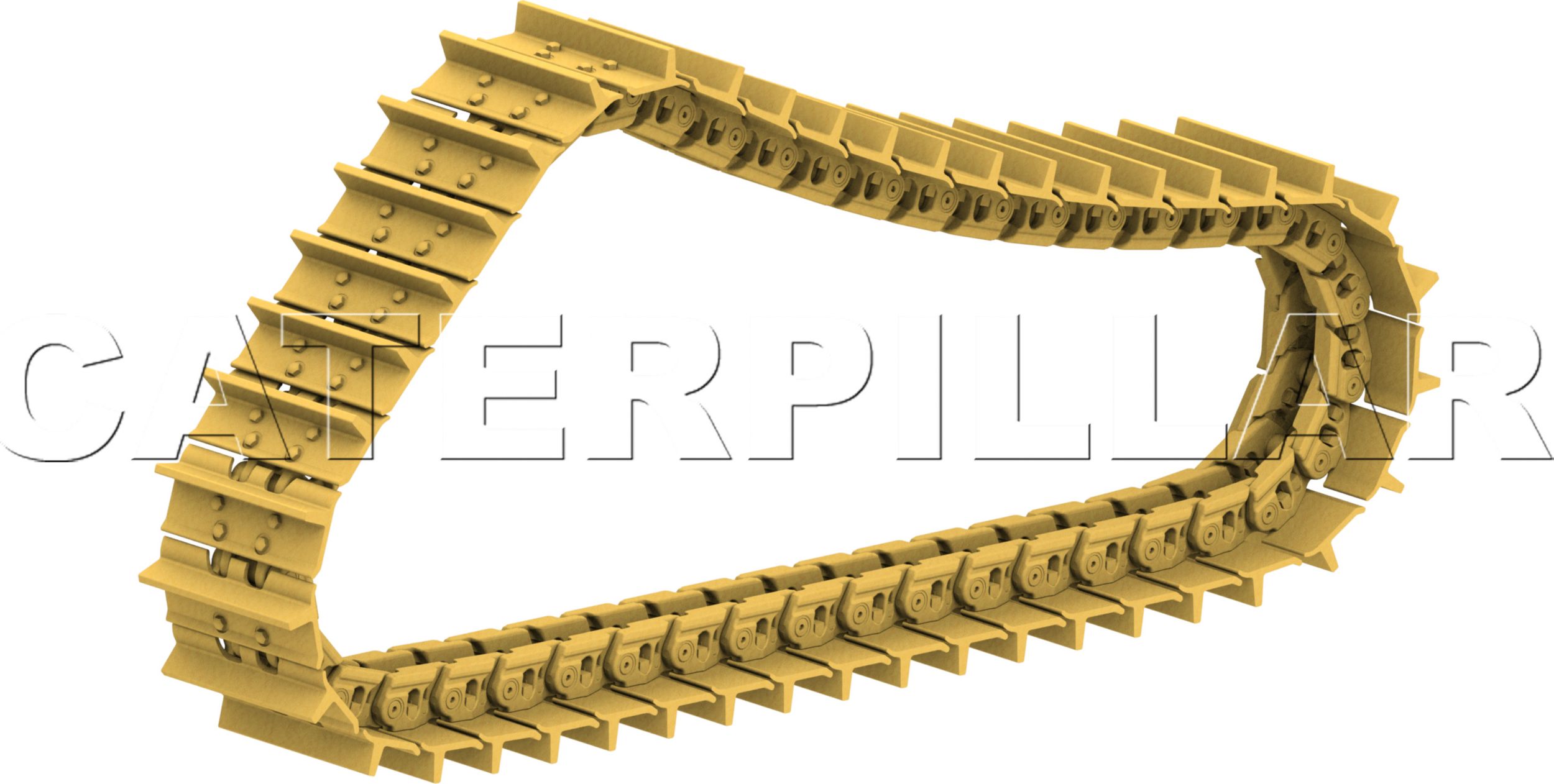 Уплотненное и смазанное Звено гусеницы