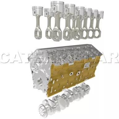 10R-9377: Cat® C27 Reman Short Block