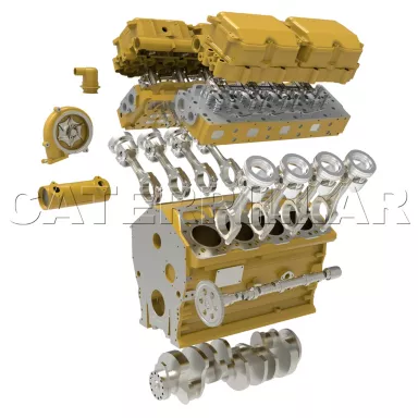10R-7021: Cat® 3408 Reman Long Block