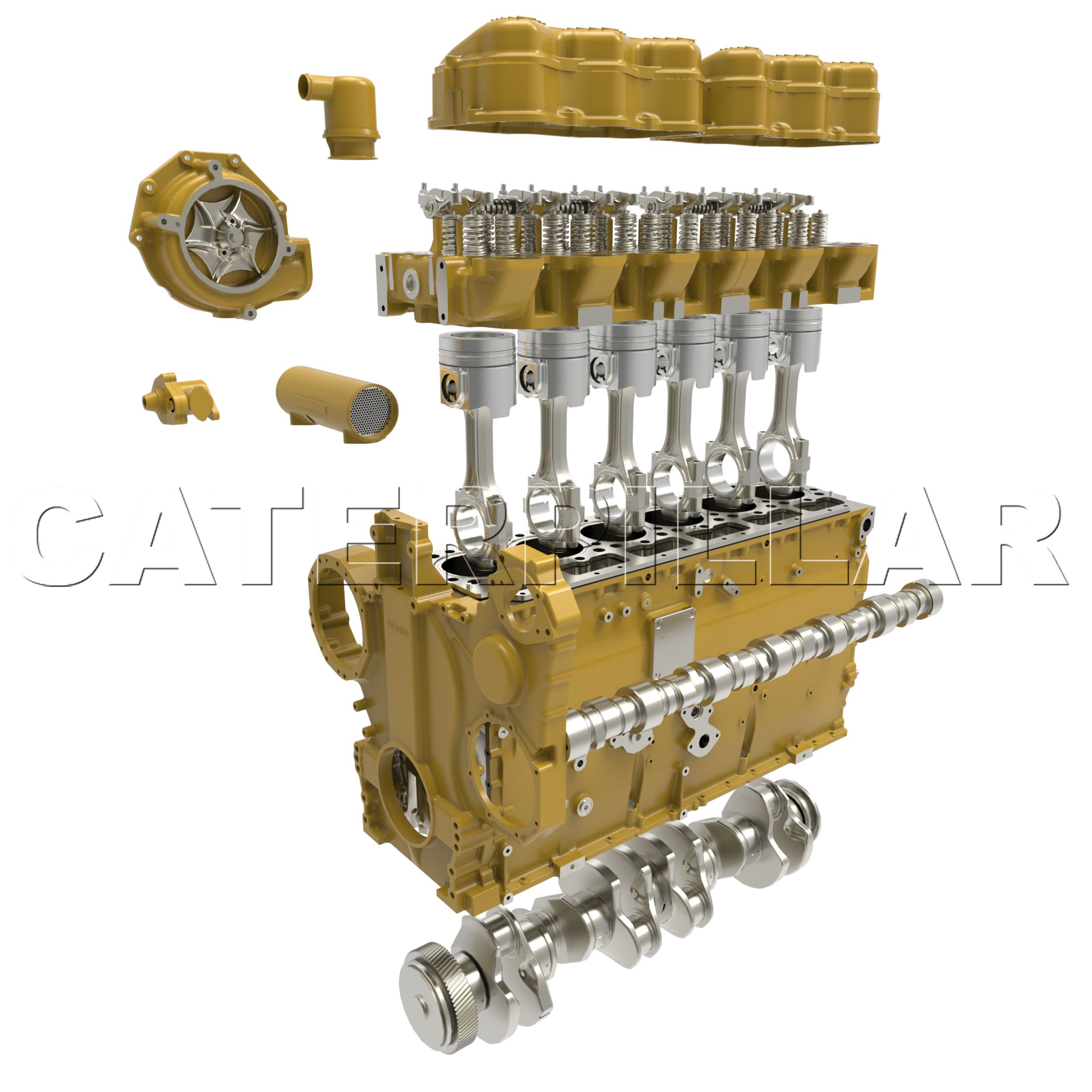 20R-4277: Cat® 3406C Reman Long Block | Cat® Parts Store