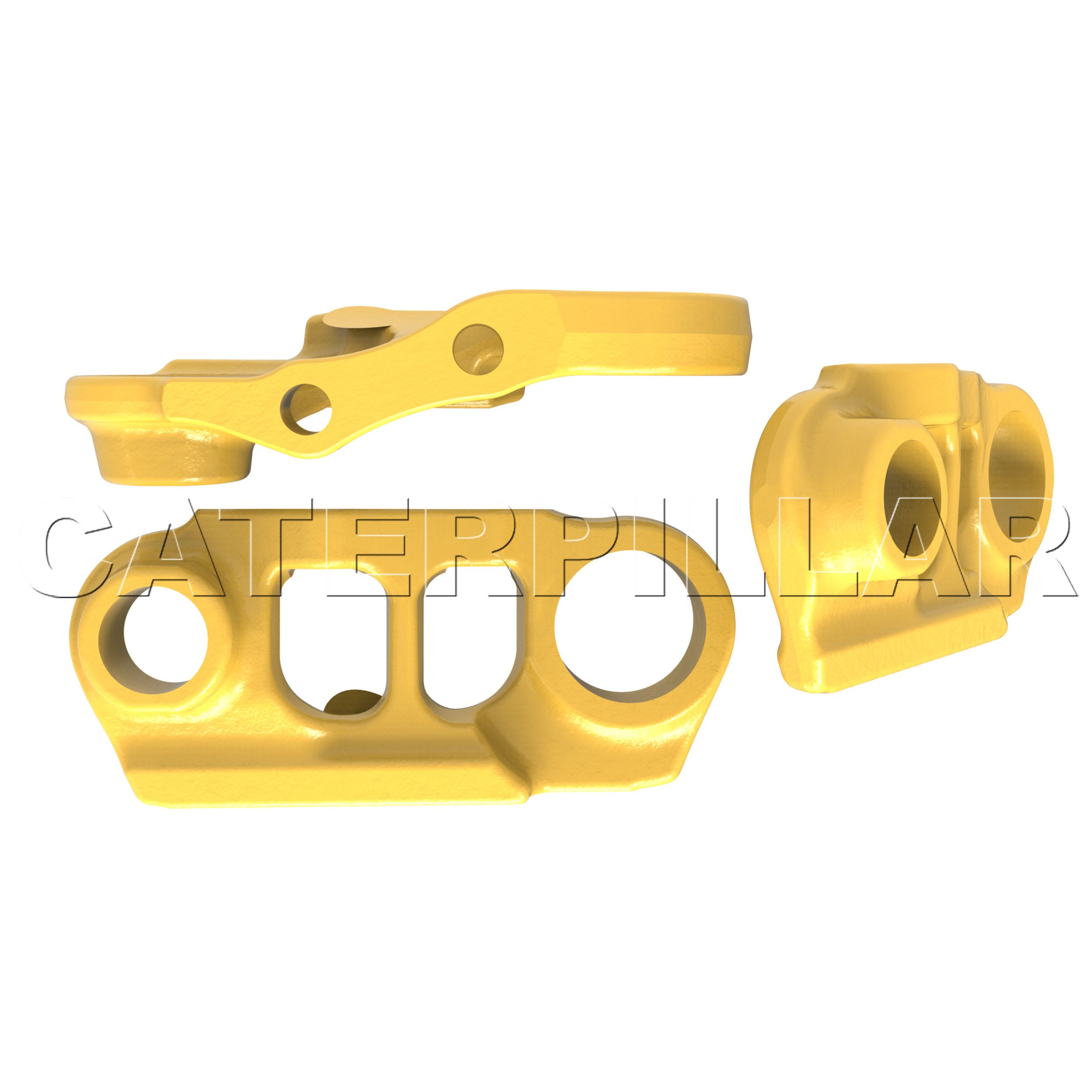 Звено смазываемой гусеницы для тяжелых условий эксплуатации