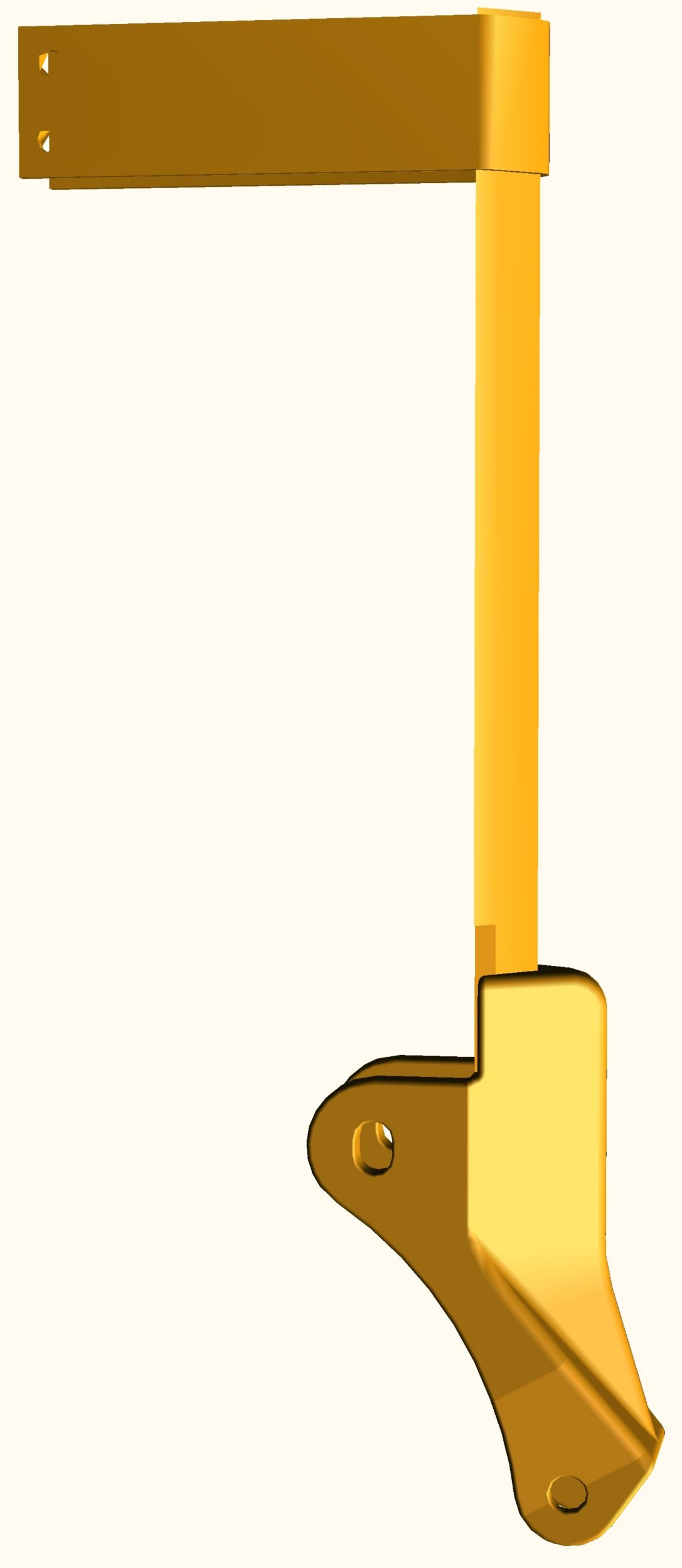 Защита стойки рыхлителя