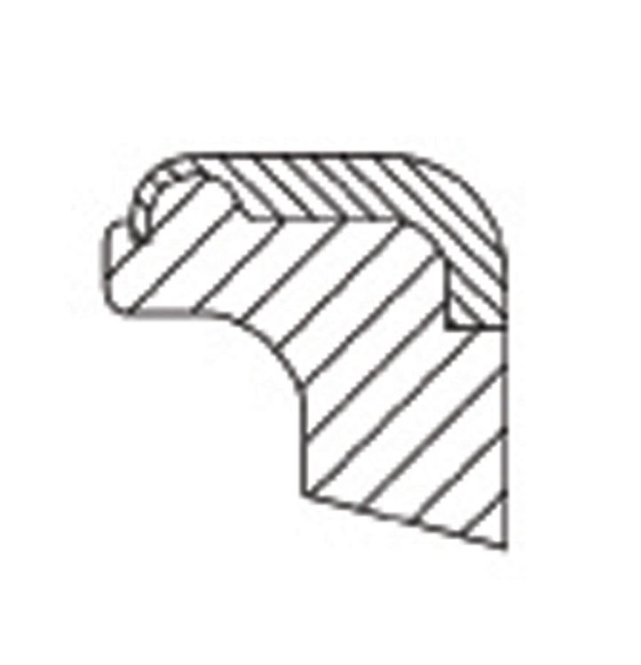 167-2487: Запрессованная грязесъемная манжета