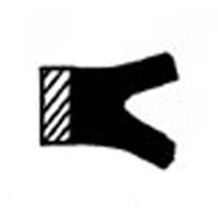 Штоковое уплотнение П-образной формы