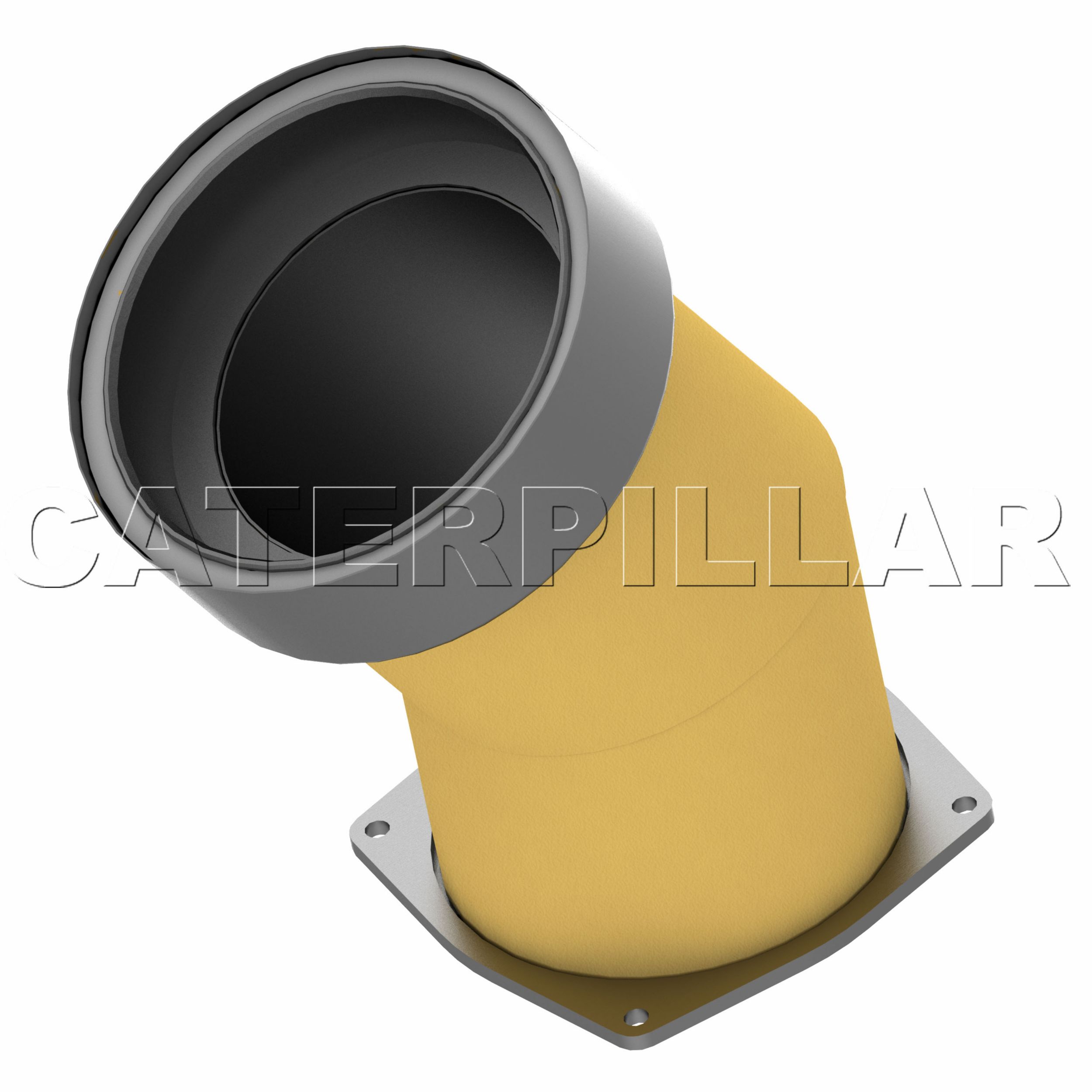 Коленчатый патрубок для воздухопроводов в сборе