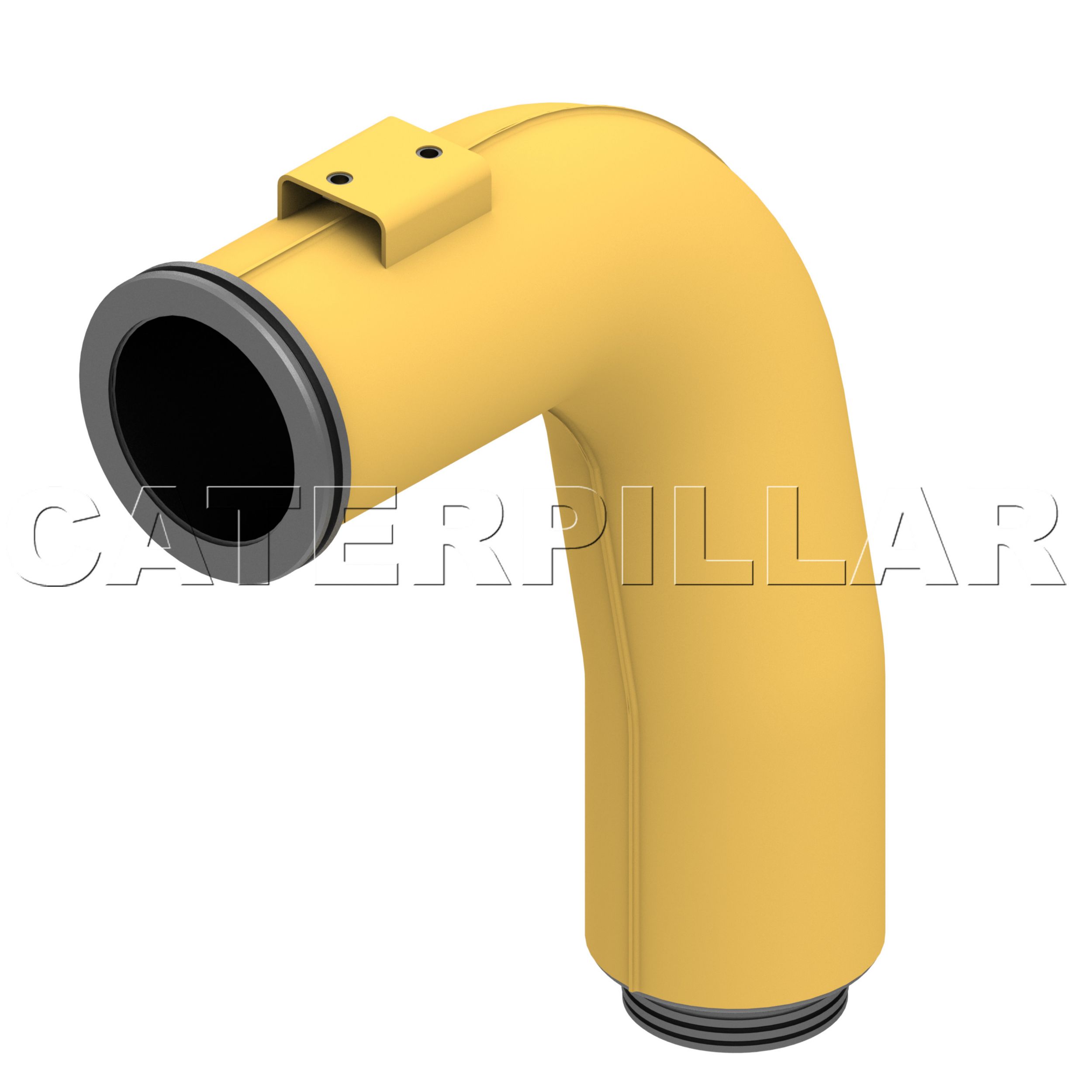 Коленчатый патрубок воздухопровода с наружным диаметром 169,93 мм