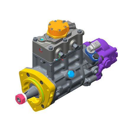 Блок топливного насоса