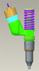 ТОПЛИВНАЯ ФОРСУНКА В СБОРЕ