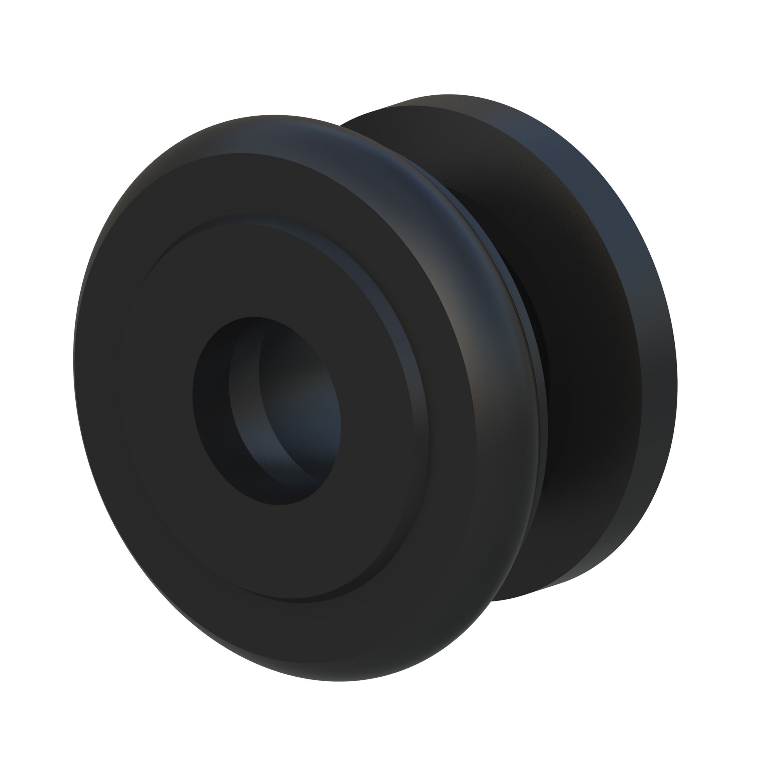 Двухкомпонентное асимметричное изолирующее крепление