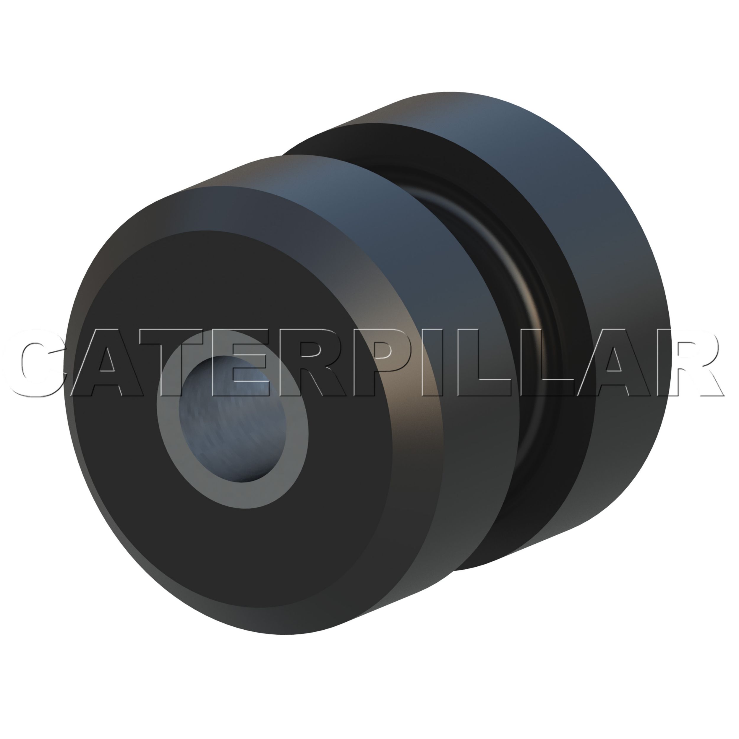 Двухкомпонентное симметричное изолирующее резиновое крепление