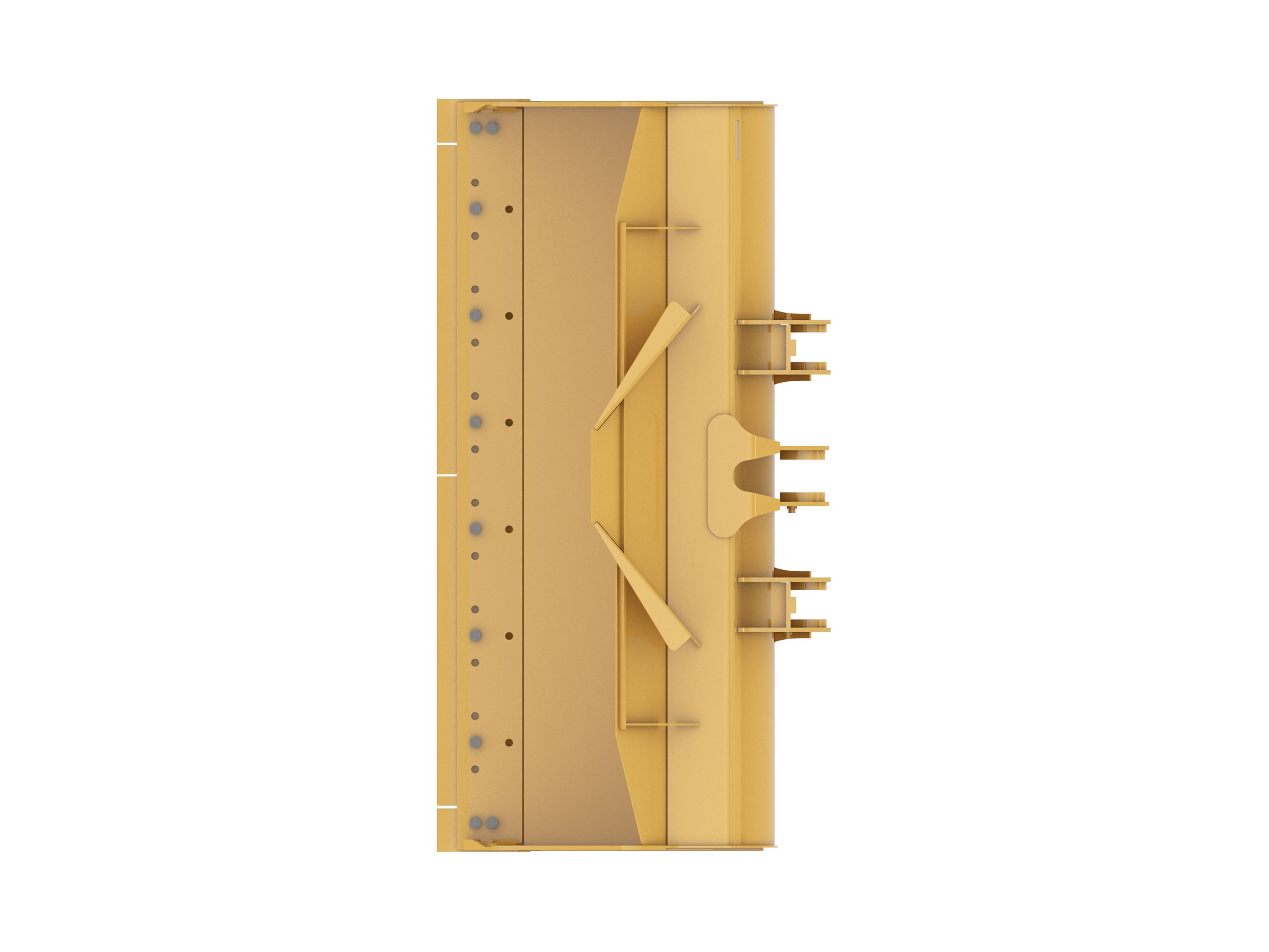 2.7 m3 (3.5 yd3), Pin On, Bolt-On Cutting Edge 