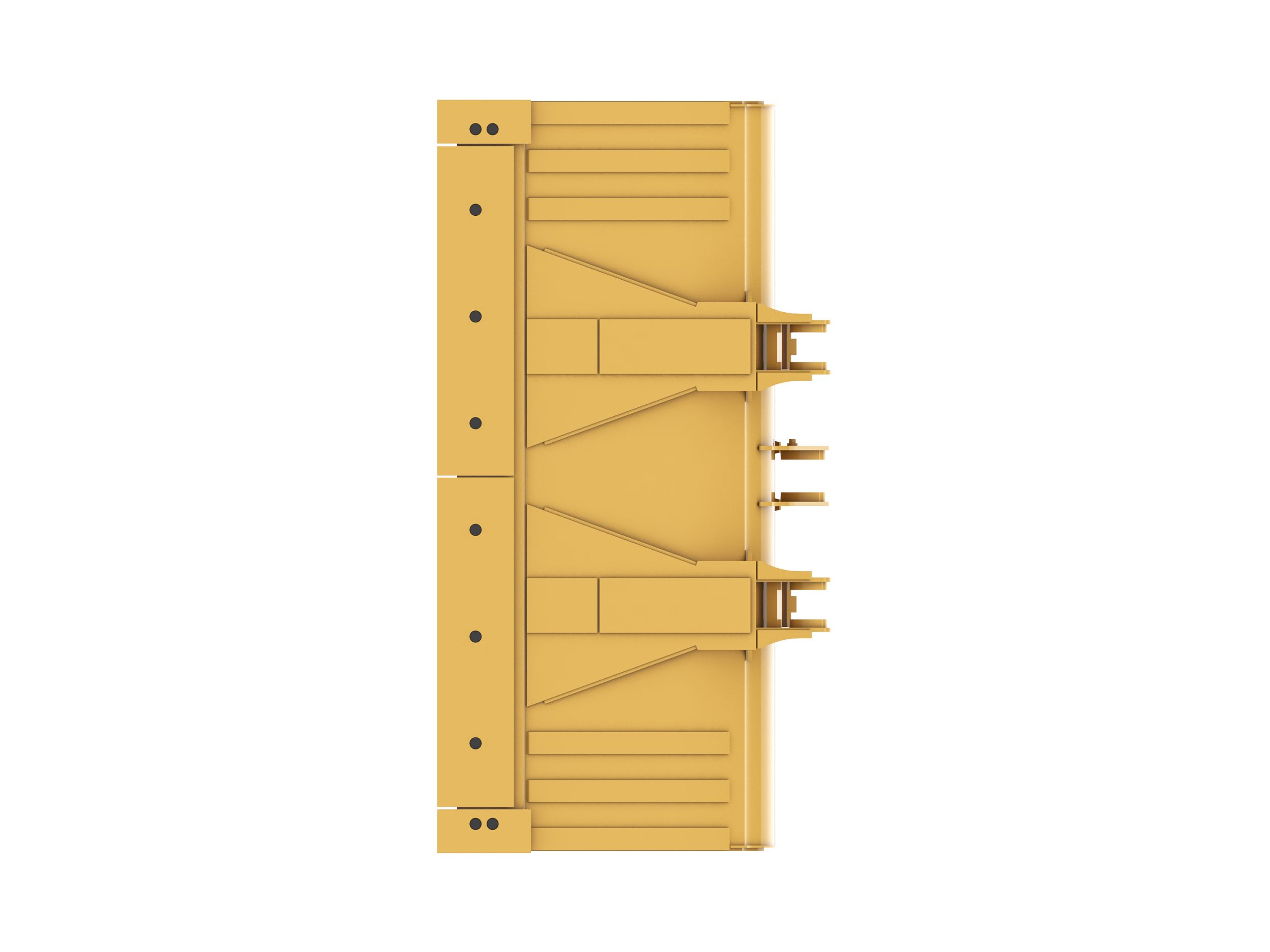 2.7 m3 (3.5 yd3), Pin On, Bolt-On Cutting Edge 