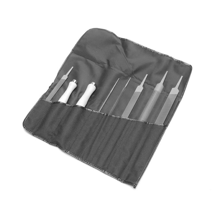 Набор из 8 напильников с холщовой сумкой