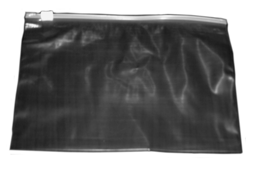 Прозрачные мешки с молнией наверху для контроля загрязненности