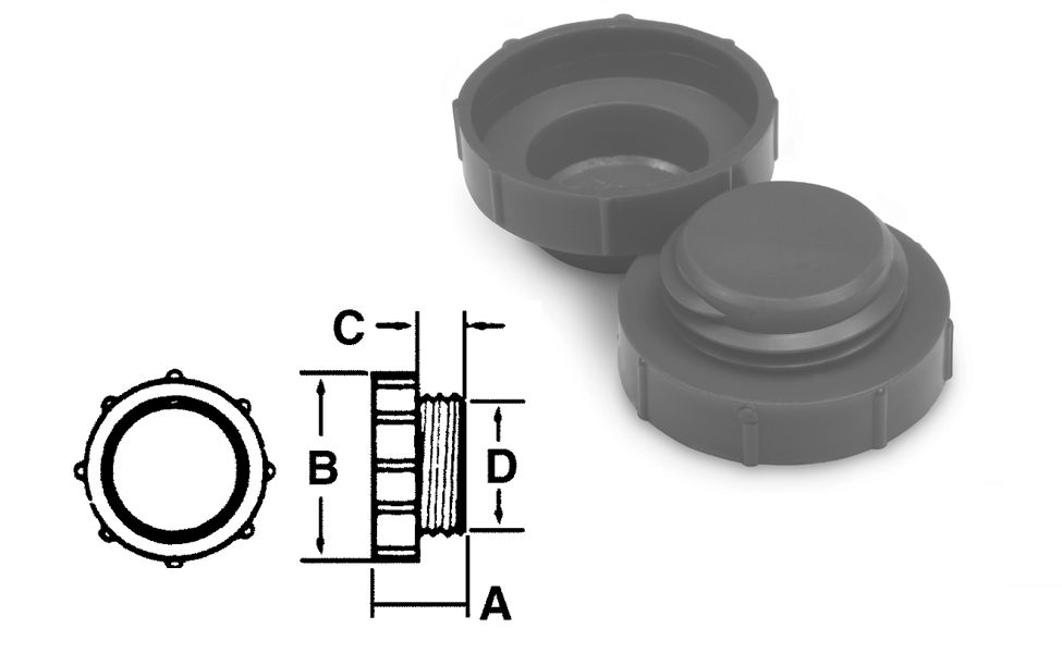 9U-7103: Plug Protectors For NPT Thread - Knurled Head 9U7103 купить