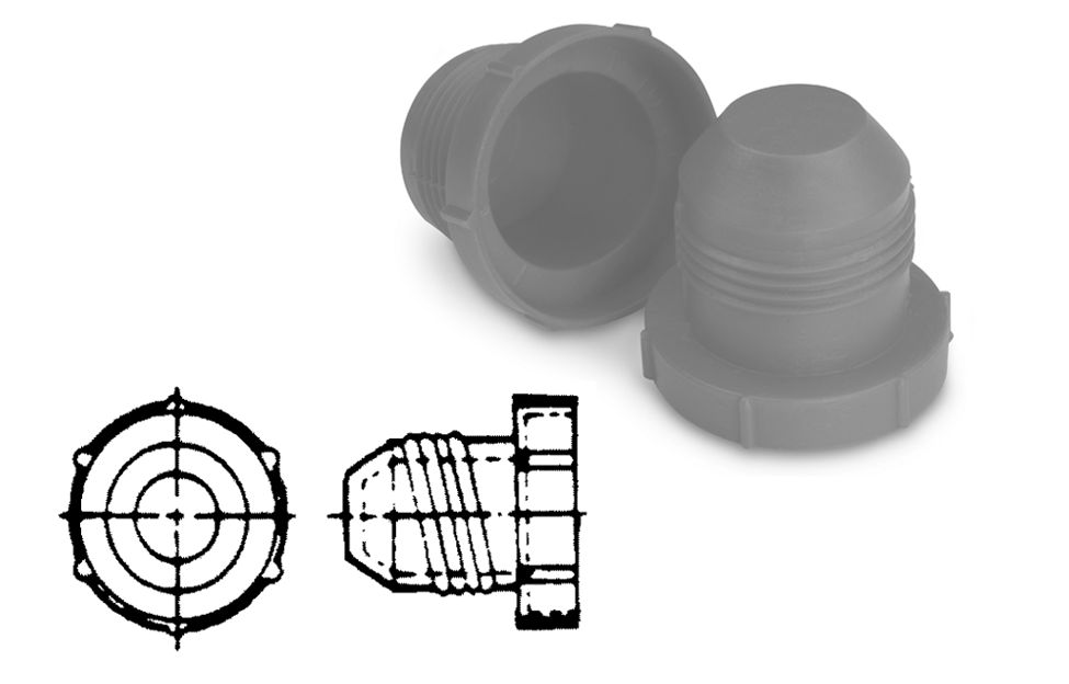 9U-7119: Threaded Plug Protectors For Flared Fittings 9U7119 купить