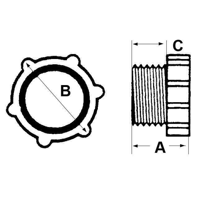 9U-7195: British Thread - BSP/GAS Plug Protectors 9U7195 купить