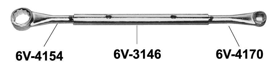 Длинный трубчатый рычаг 342,9 мм