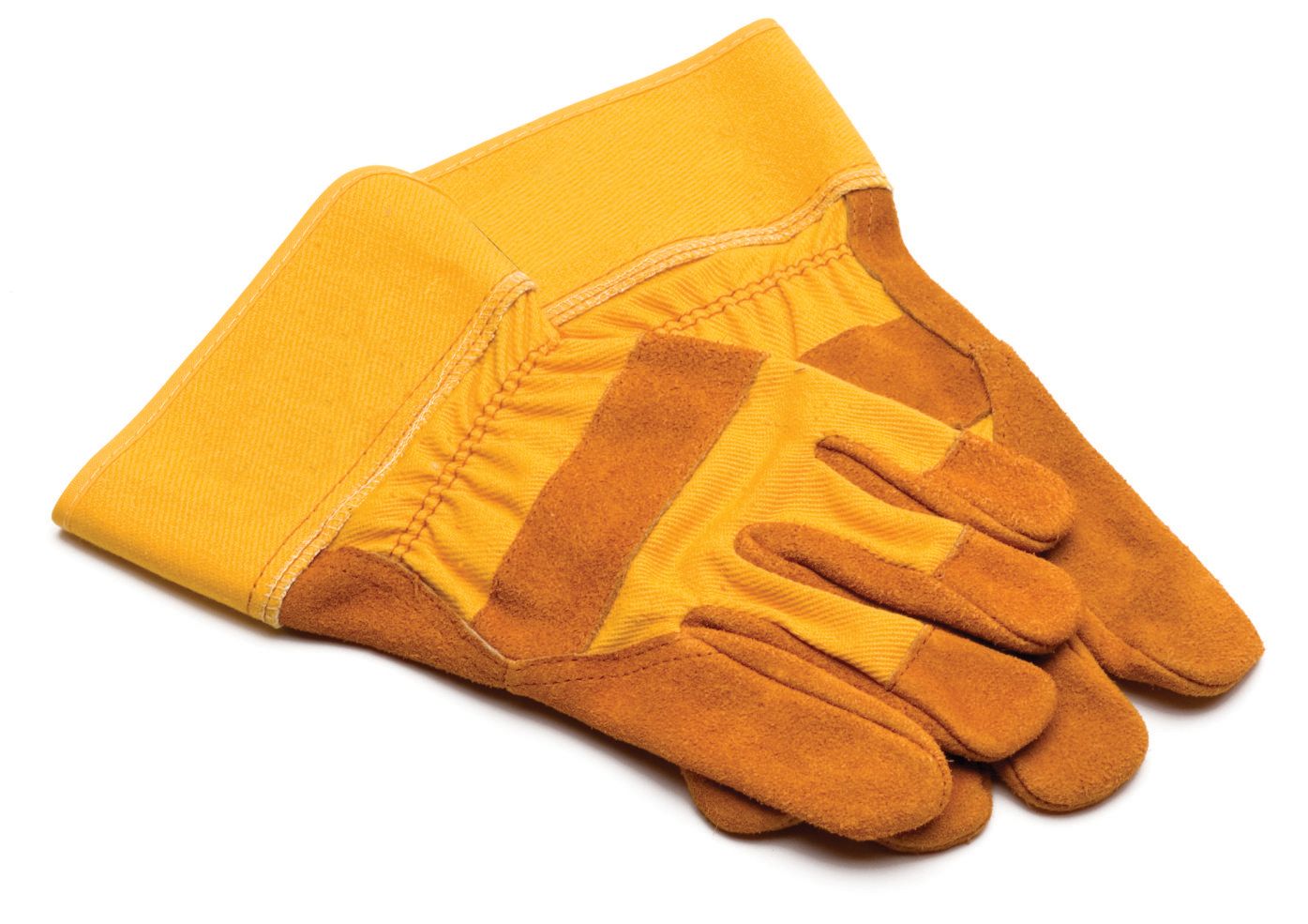 Перчатки со спилком из воловьей кожи на ладонях