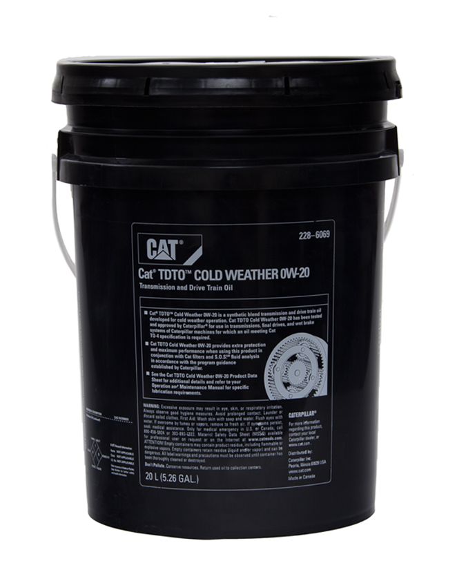 228-6069: TDTO Cold Weather 0W-20 (20 Liters) | Cat® Parts Store