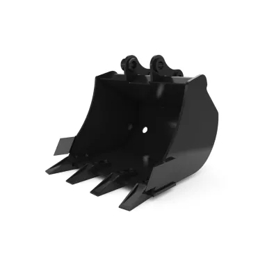 147-1023: 500 mm (20 in), 45 L (1.6 ft3), Pin On, Bolt-On Teeth 
