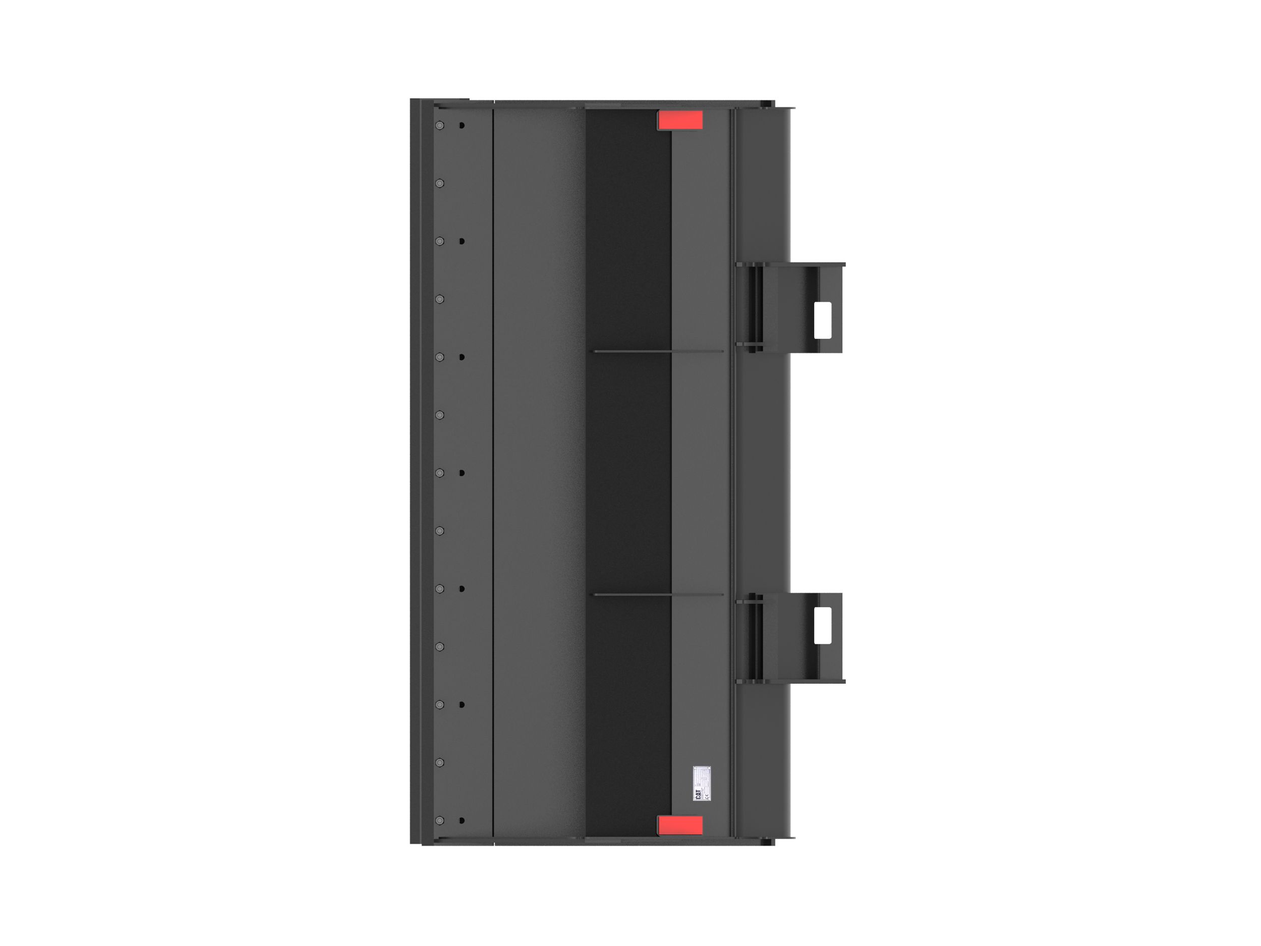 Ковш 1,5 м3 (2,0 ярда3), устройство смены навесного оборудования мини-погрузчика, режущая кромка с болтовым креплением (