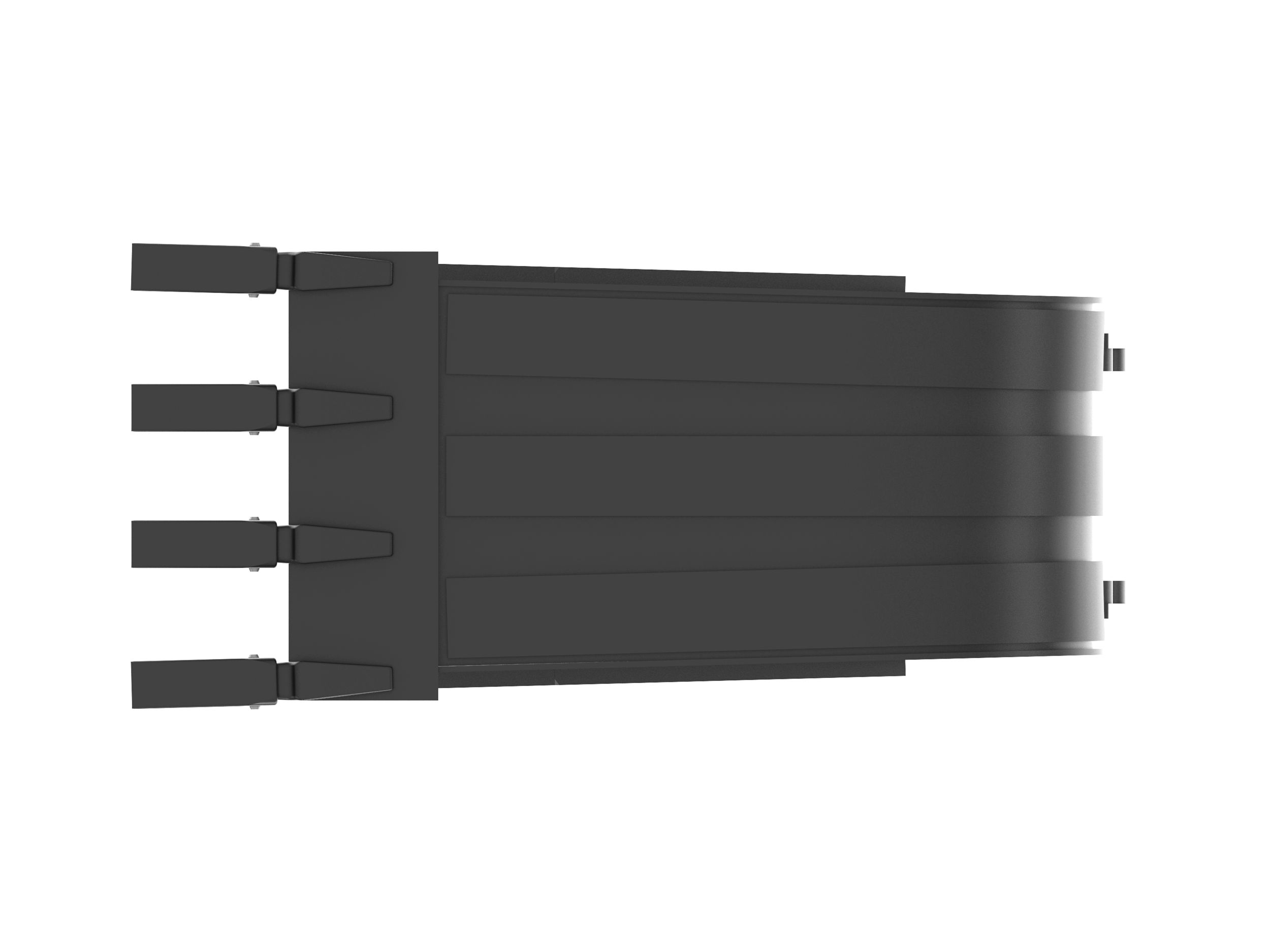 457 mm (18 in), 127 L (4.5 ft3), Pin On, Weld-On Adapters 