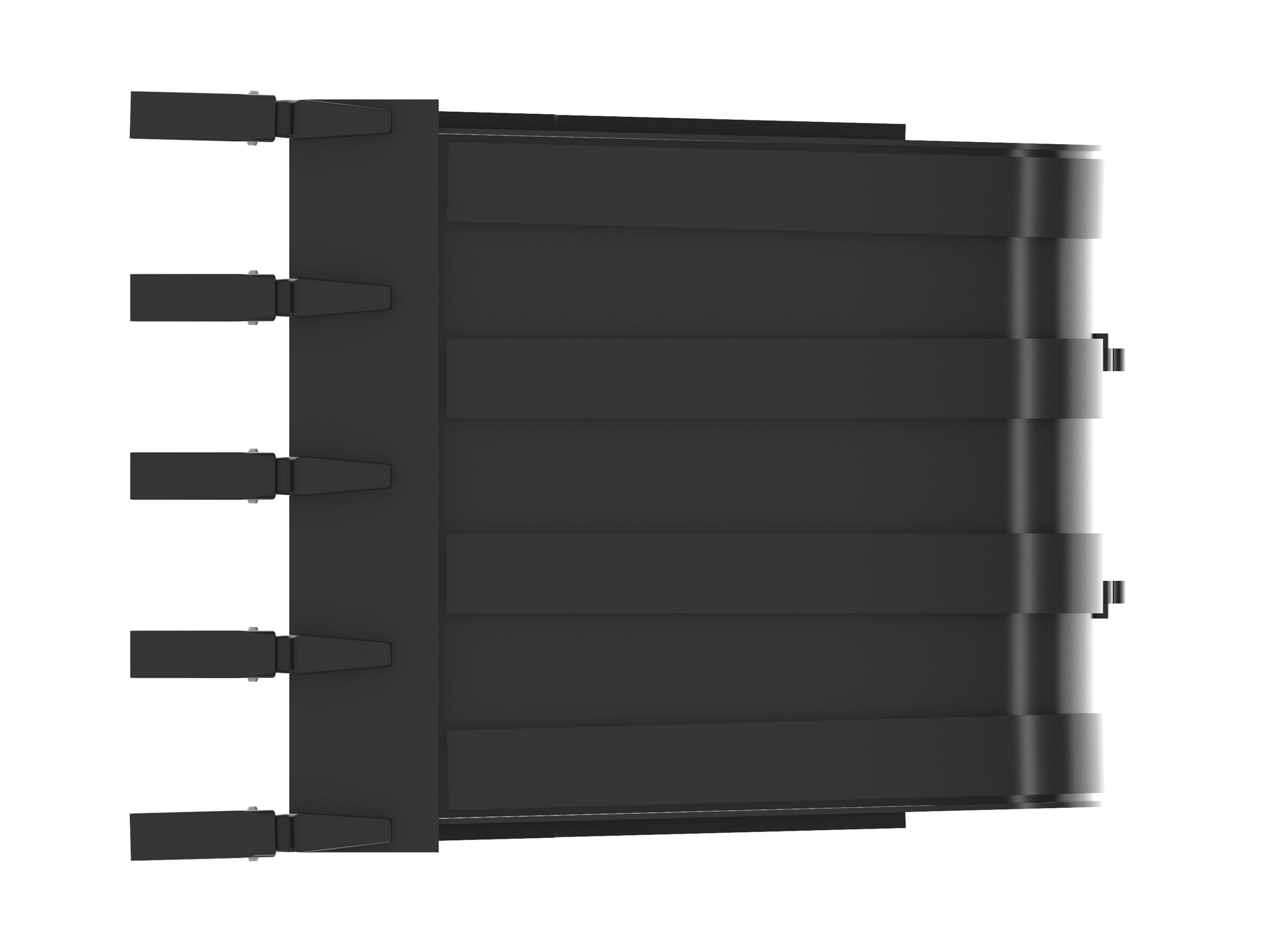 762 mm (30 in), 269 L (9.5 ft3), Pin On, Weld-On Adapters 