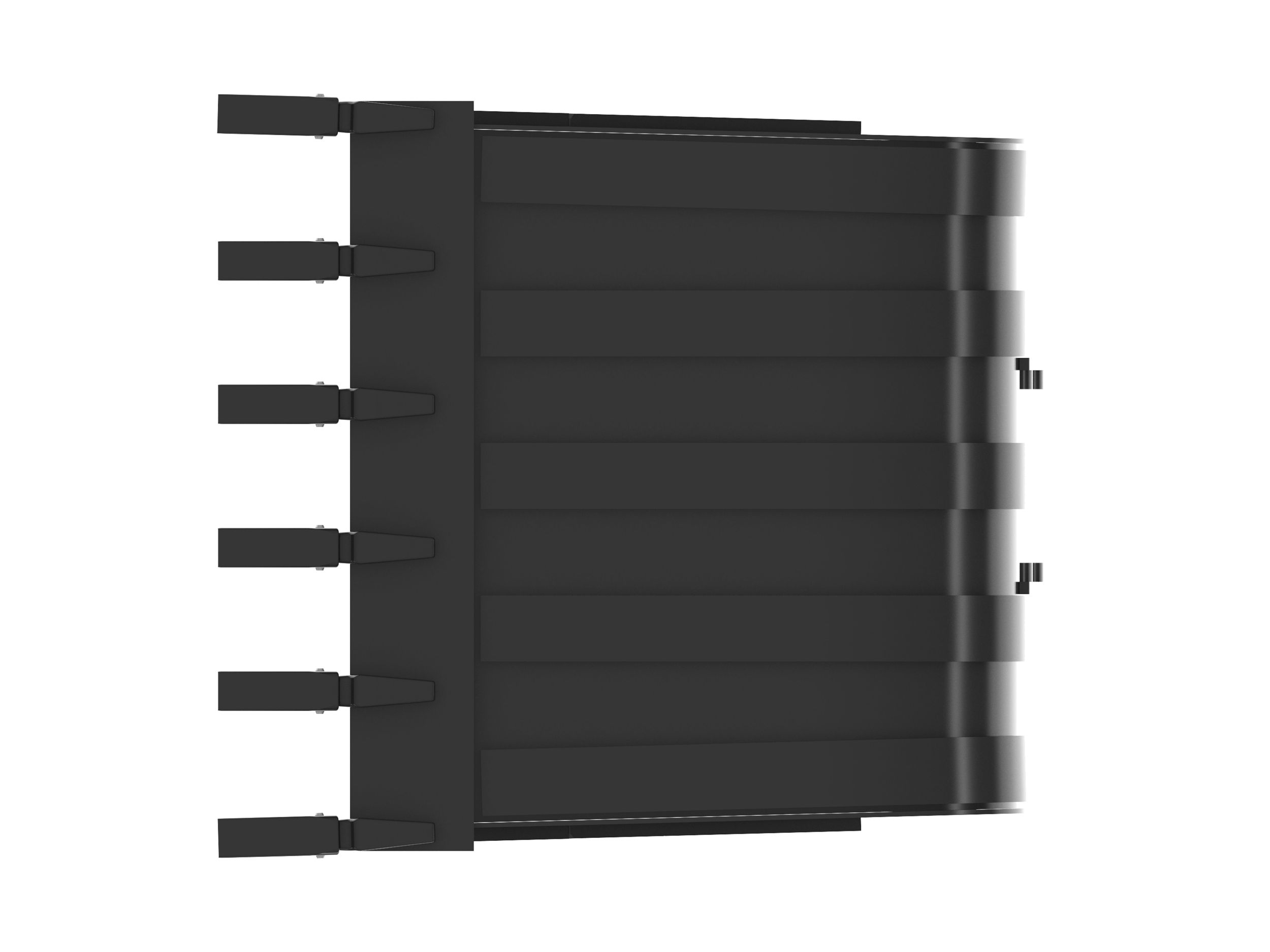 914 mm (36 in), 326 L (11.5 ft3), Pin On, Weld-On Adapters 