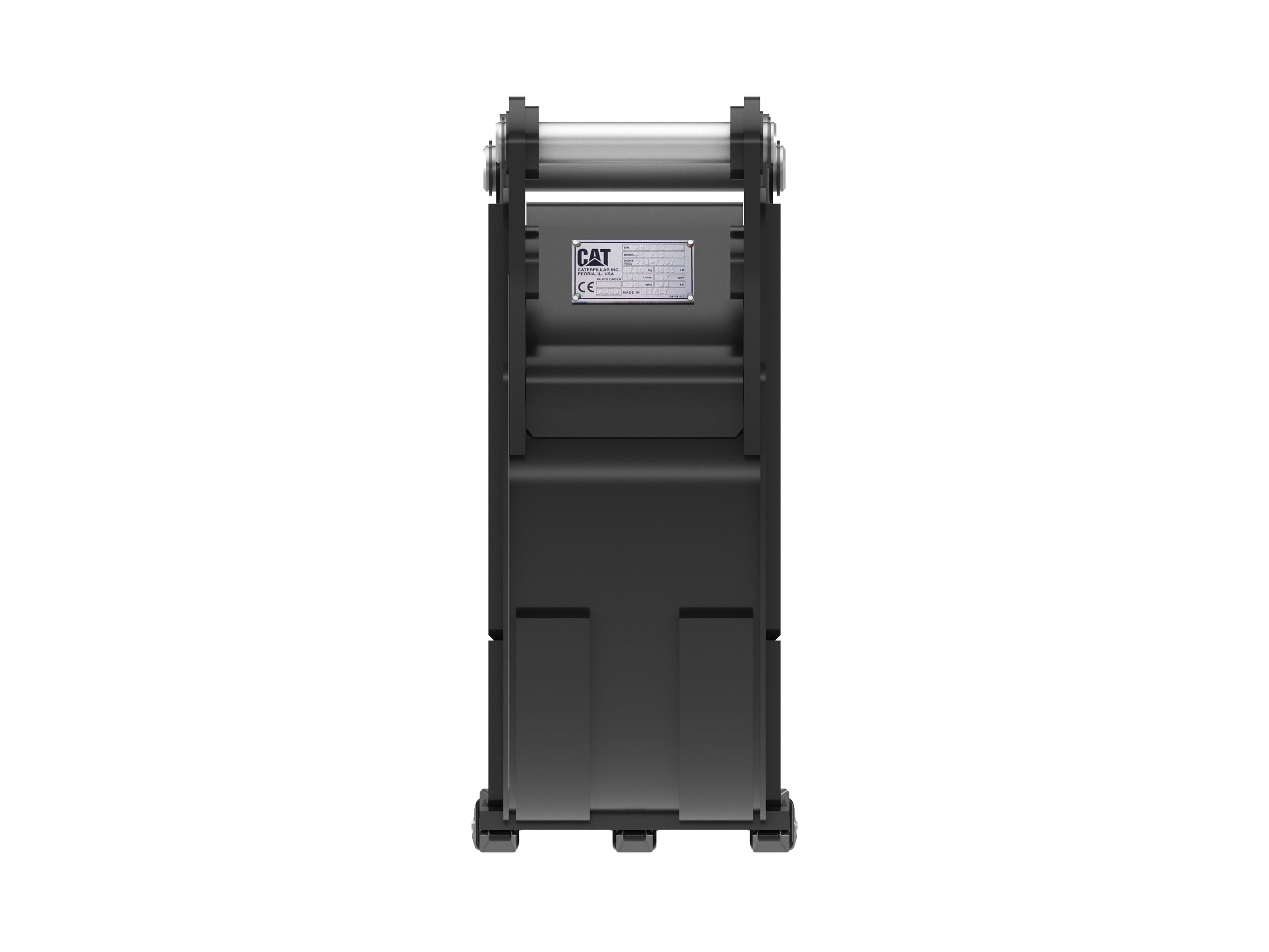 305 mm (12 in), 71 L (2.5 ft3), Pin On, Weld-On Adapters 