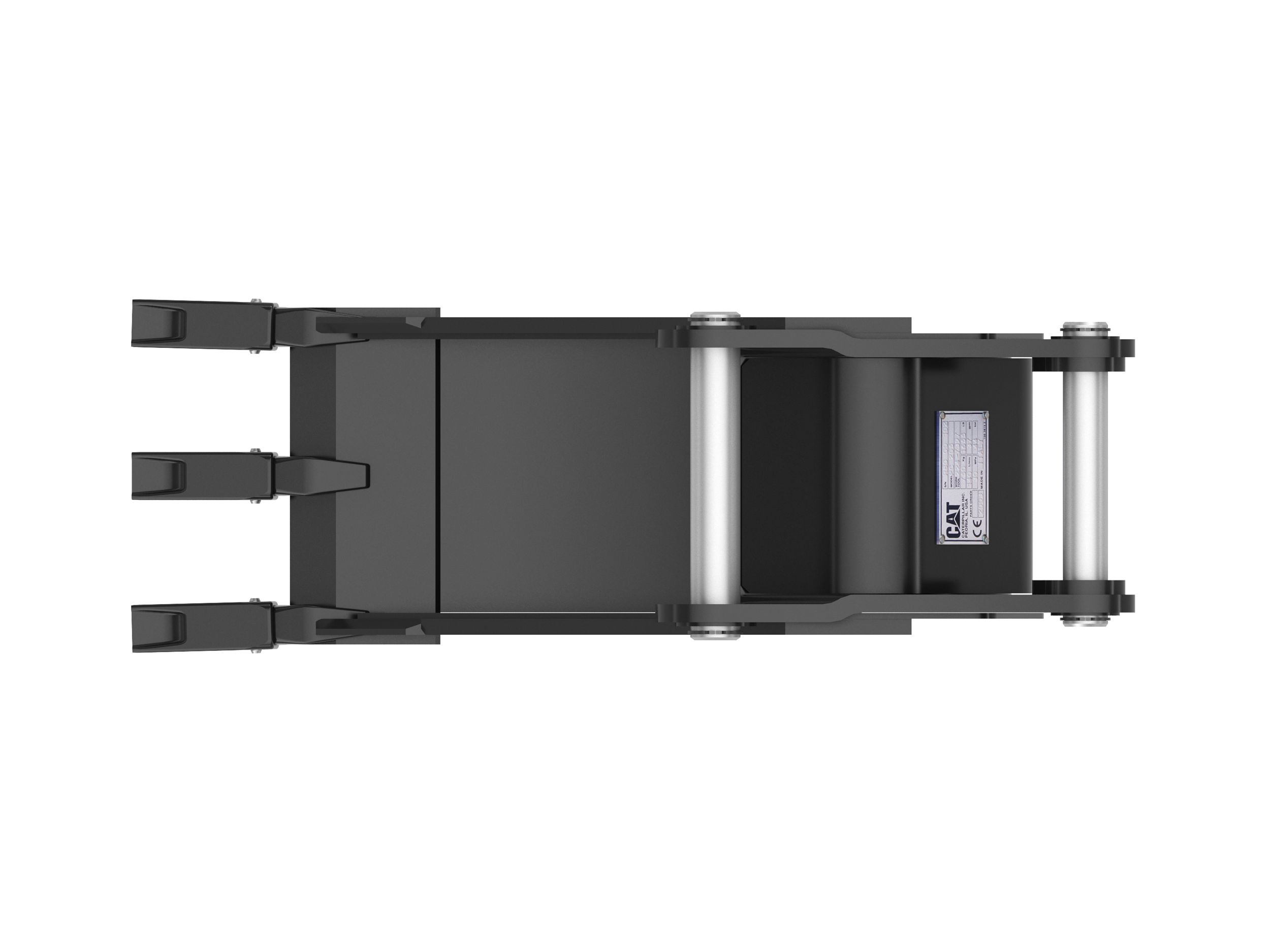 305 mm (12 in), 71 L (2.5 ft3), Pin On, Weld-On Adapters 