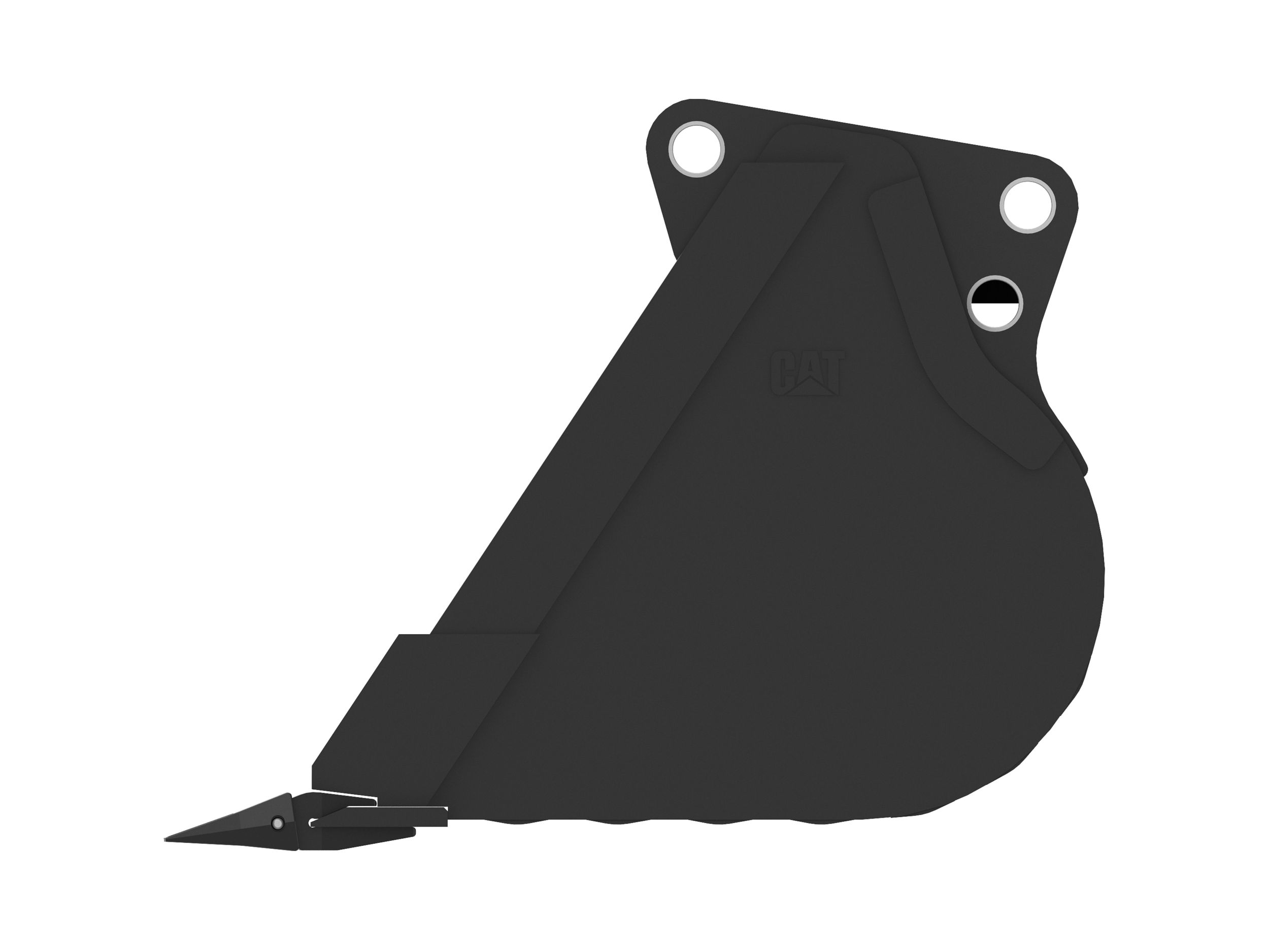 610 mm (24 in), 269 L (9.5 ft3), Pin On, Weld-On Adapters 