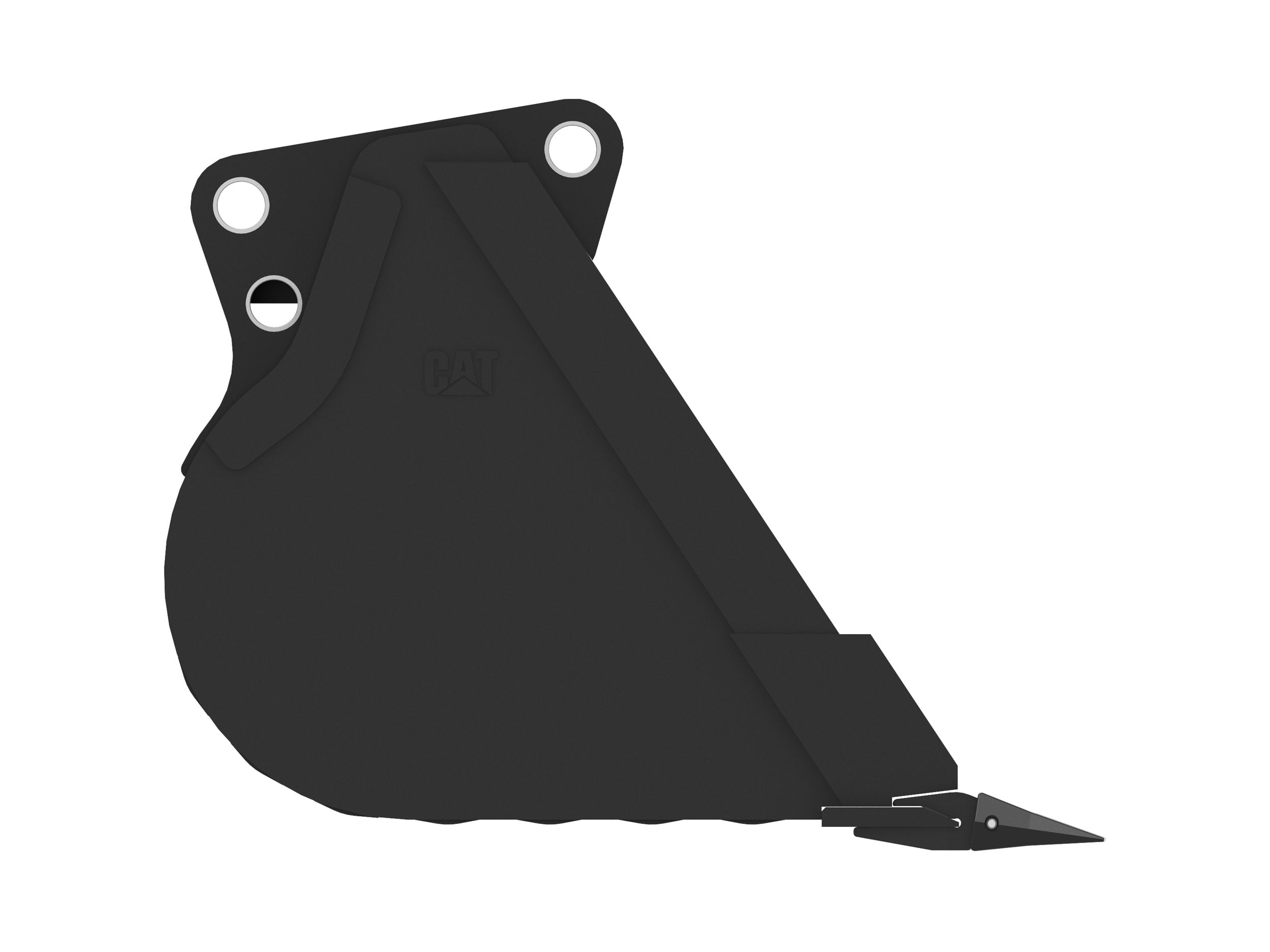 610 mm (24 in), 269 L (9.5 ft3), Pin On, Weld-On Adapters 