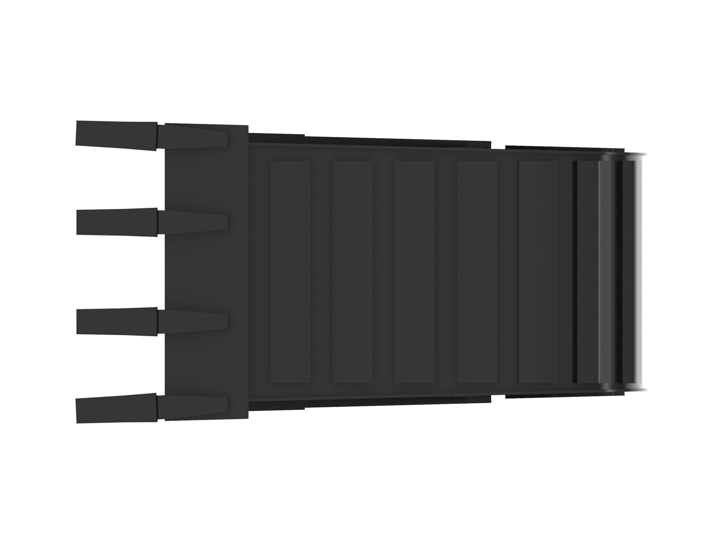 610 mm (24 in), 269 L (9.5 ft3), Pin On, Weld-On Adapters 
