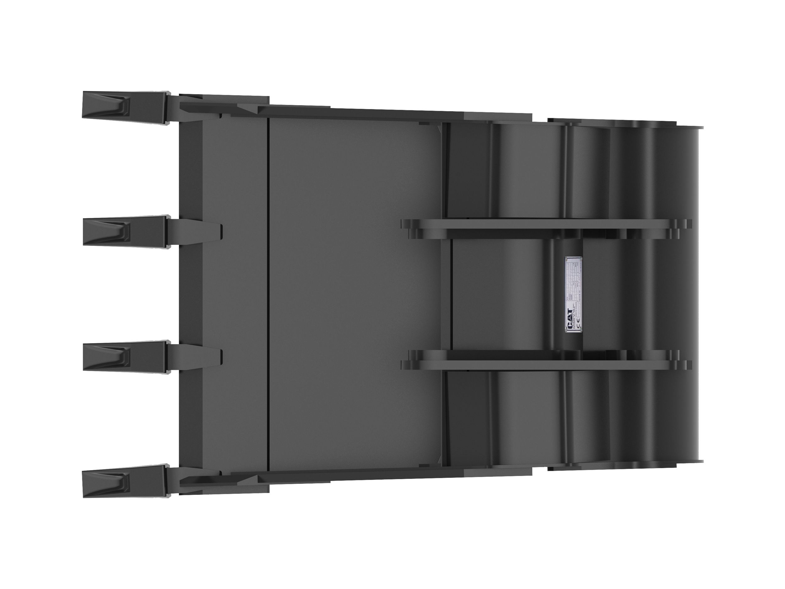 762 mm (30 in), 351 L (12.4 ft3), Pin On, Weld-On Adapters 