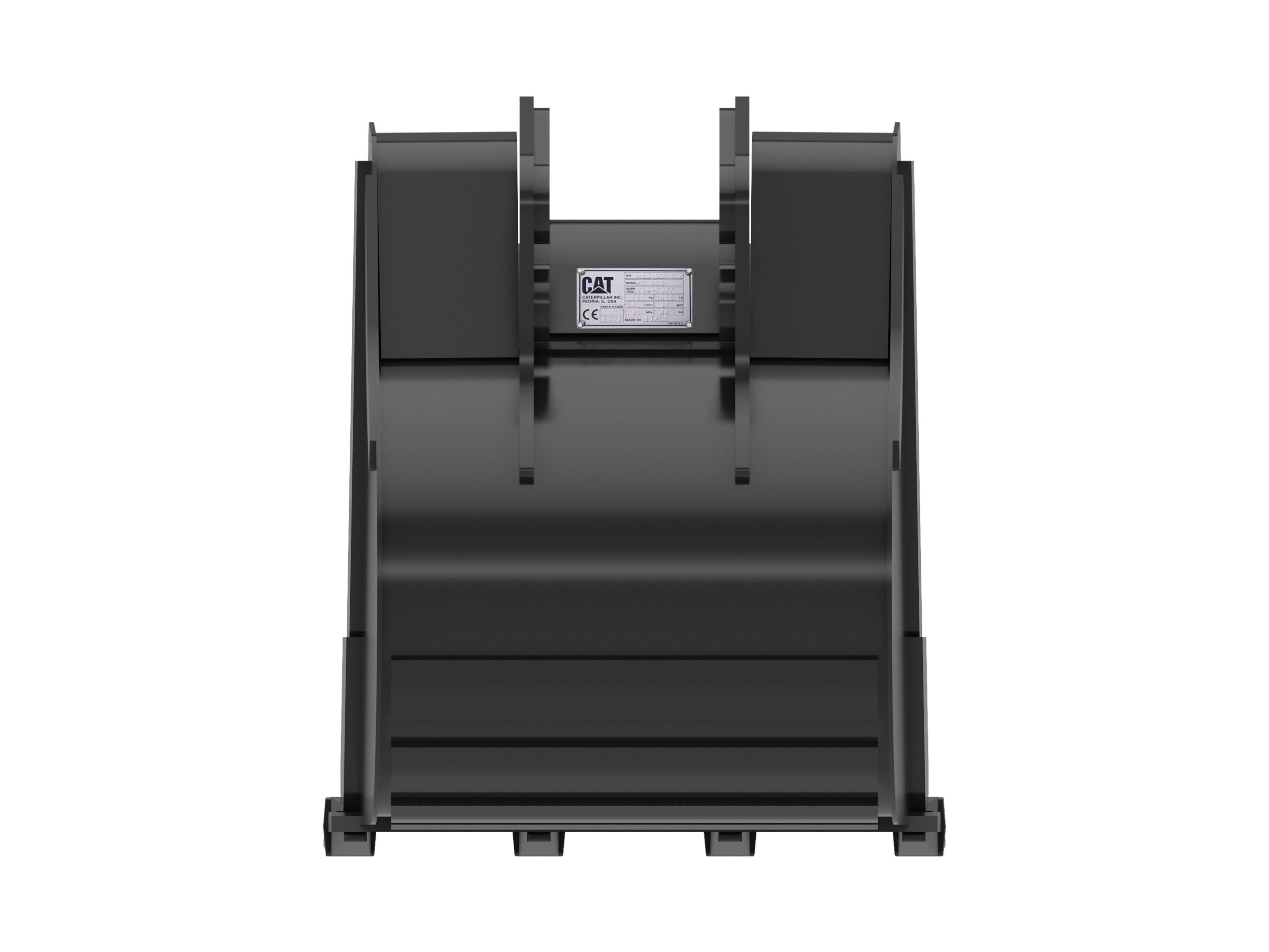 762 mm (30 in), 351 L (12.4 ft3), Pin On, Weld-On Adapters 