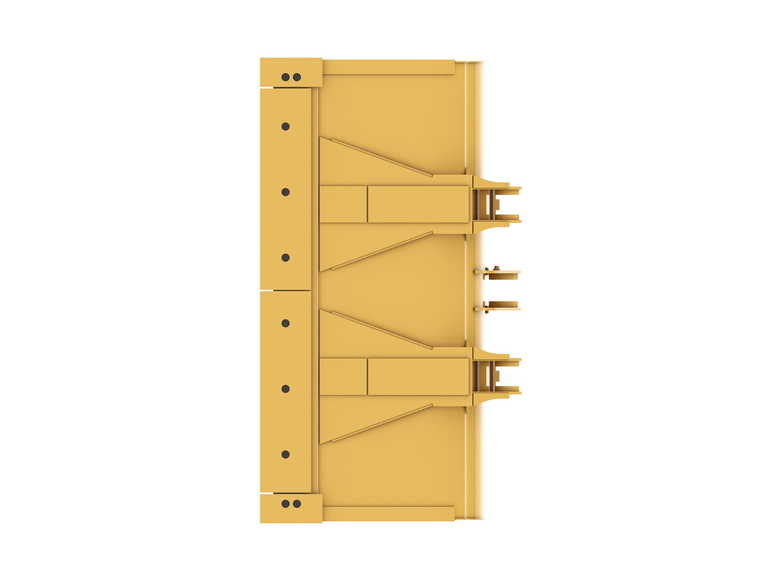 2.5 m3 (3.2 yd3), 2550 mm (100 in), Pin On, Bolt-On Cutting Edge 