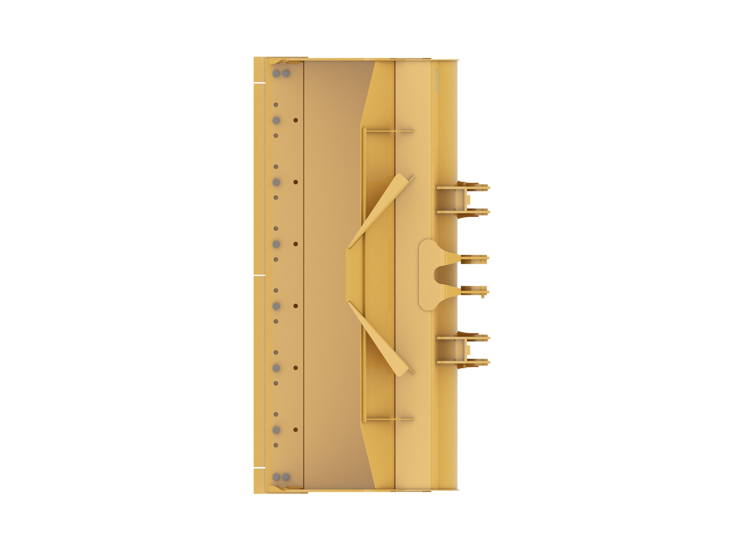 2.9 m3 (3.8 yd3), 2750 mm (108 in), Pin On, Base Edge 