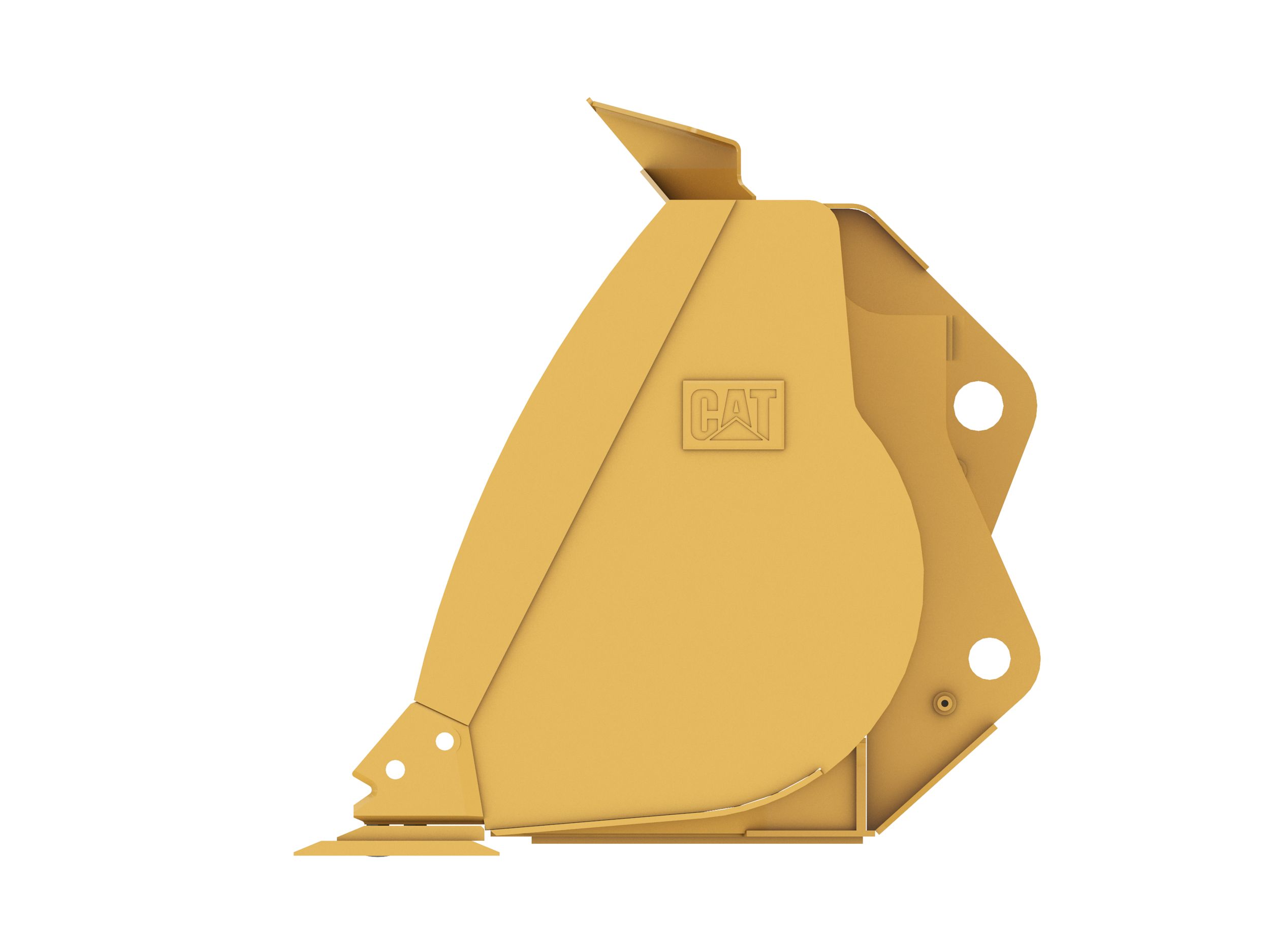 1.9 m3 (2.5 yd3), 2550 mm (100 in), Pin On, Base Edge 