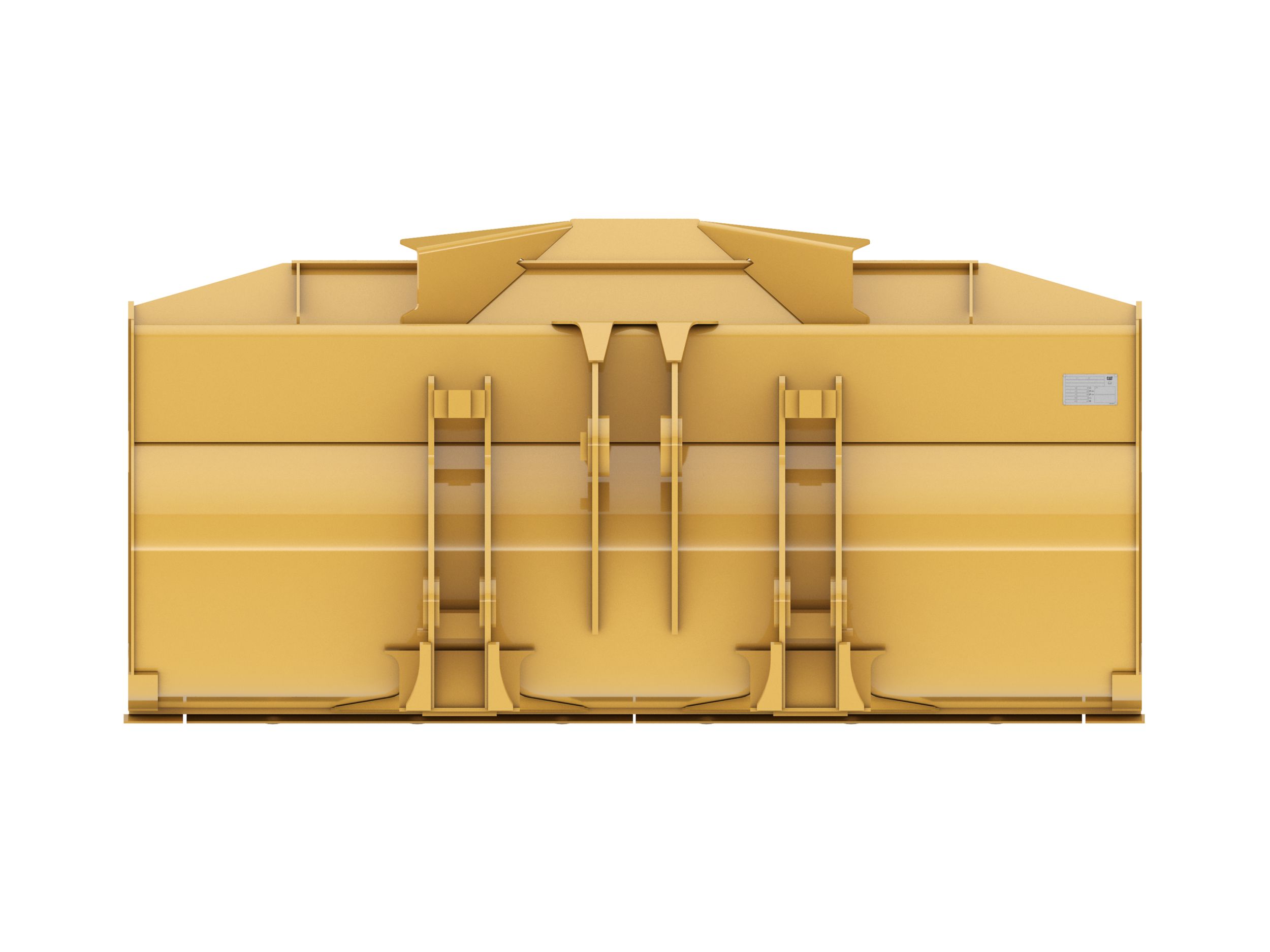 Ковш 2,5 м3 (3,2 ярда3) с пальцевым креплением и режущей кромкой с болтовым креплением