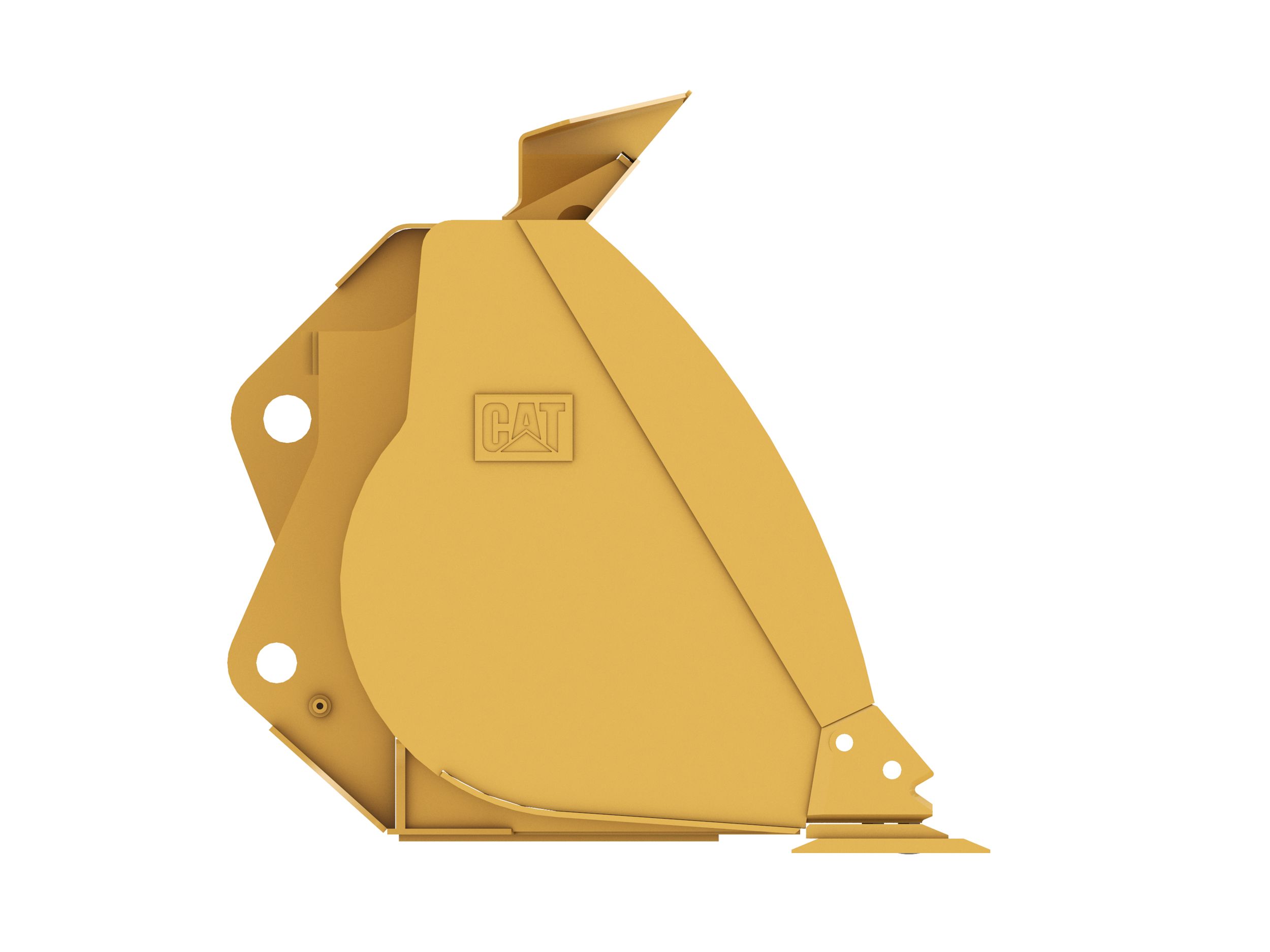 2.1 m3 (2.7 yd3), 2550 mm (100 in), Pin On, Base Edge 