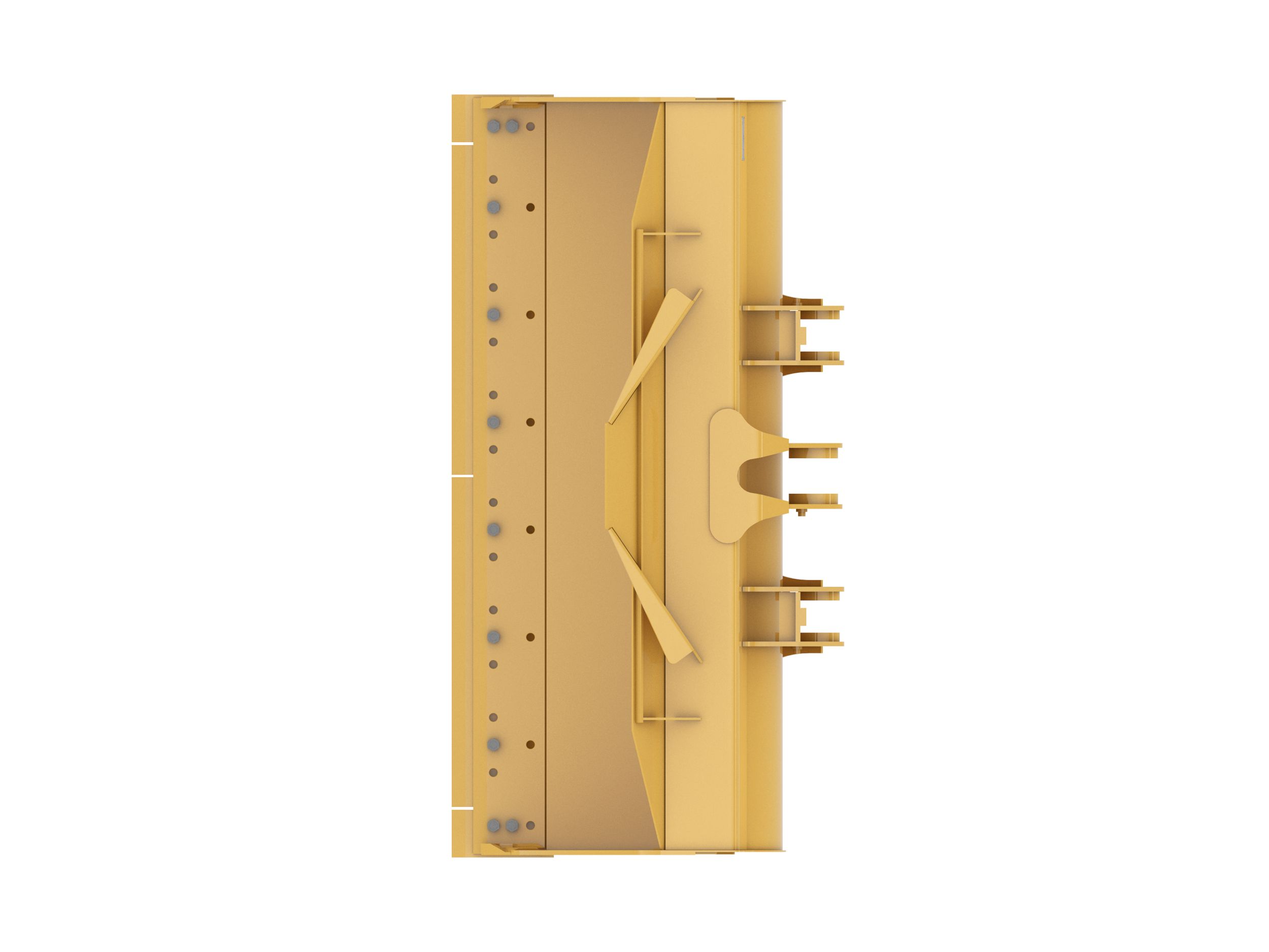 2.1 m3 (2.7 yd3), 2550 mm (100 in), Pin On, Base Edge 